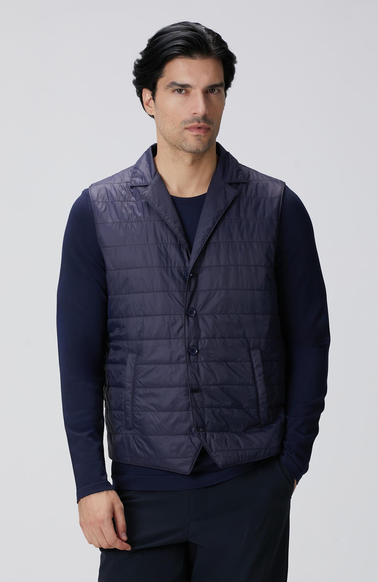 Network Erkek Lacivert Puffer Casual Yelek