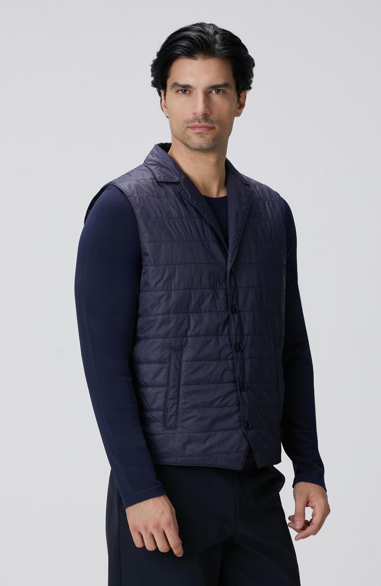 Network Erkek Lacivert Puffer Casual Yelek