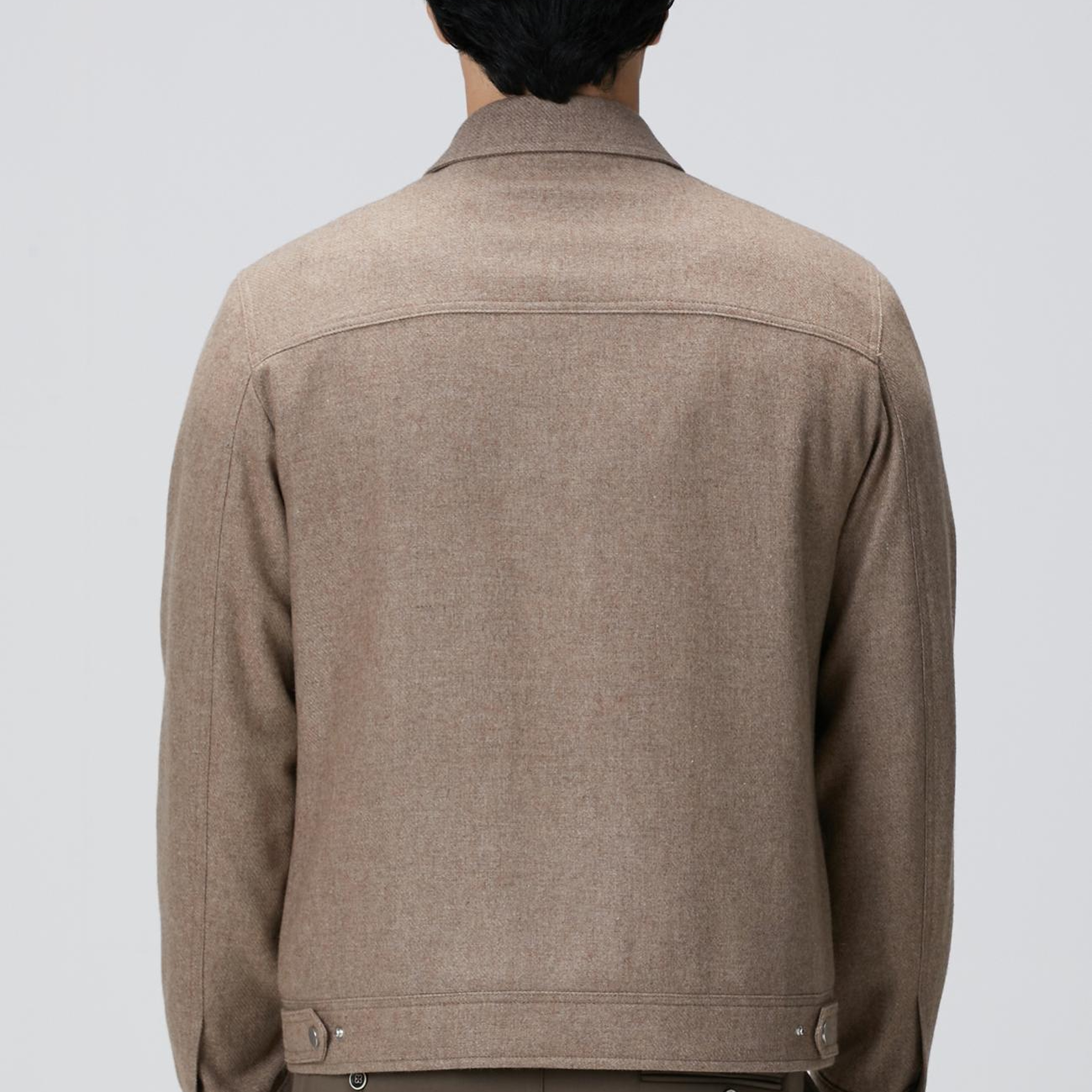 Network Erkek Bej Yün Karışımlı Mont