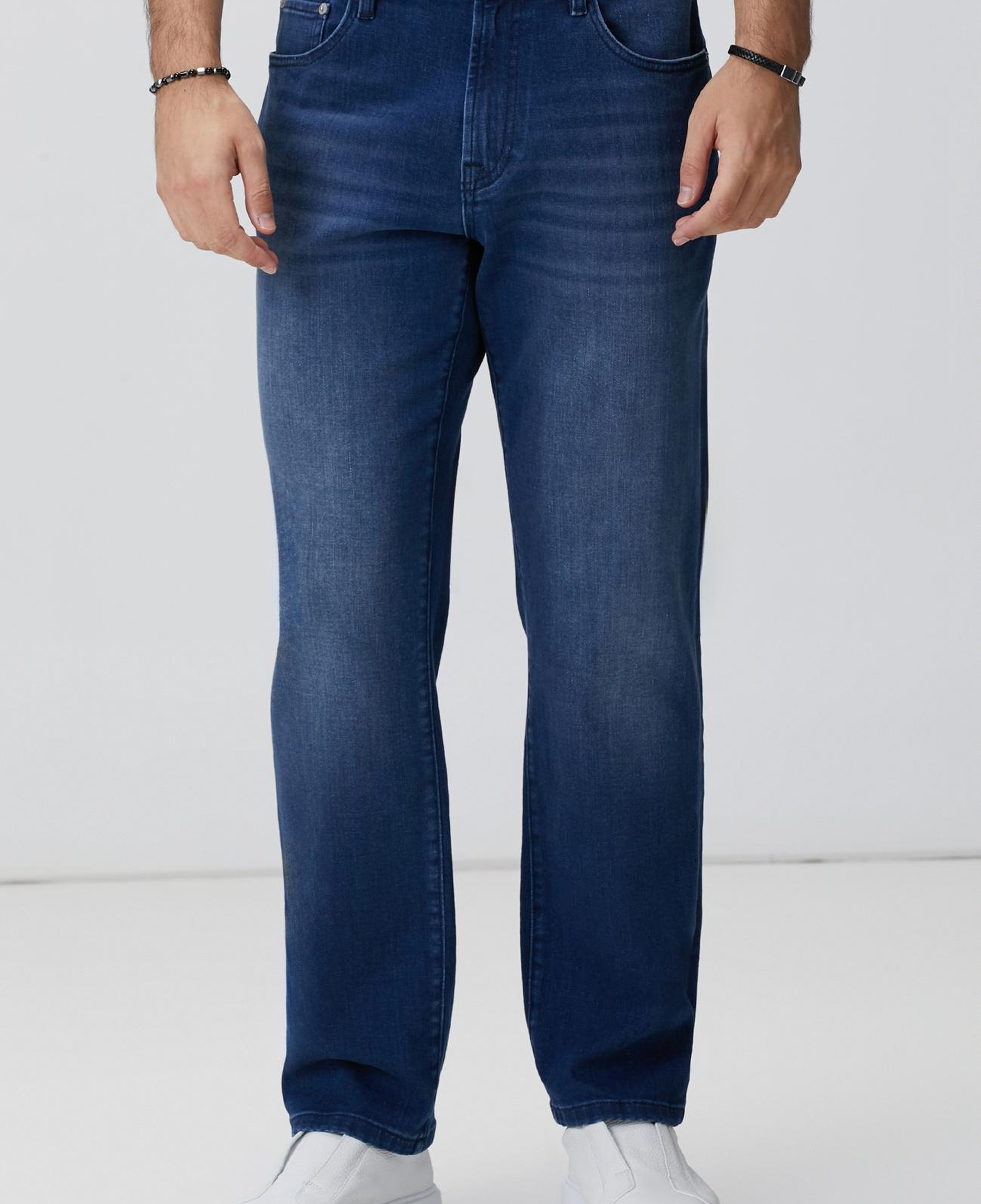 Network Erkek Mavi Cashmere Touch Denim Pantolon