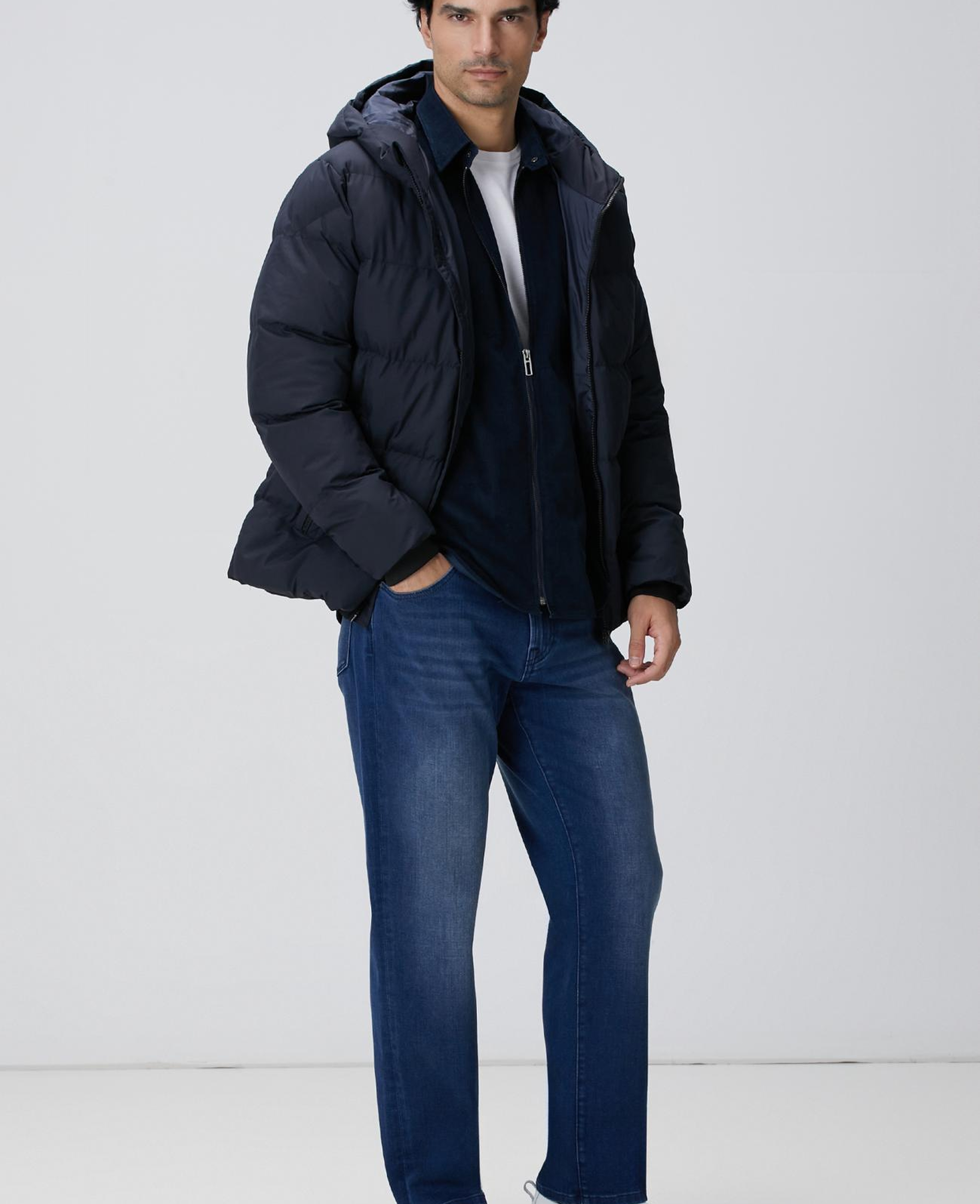 Network Erkek Mavi Cashmere Touch Denim Pantolon