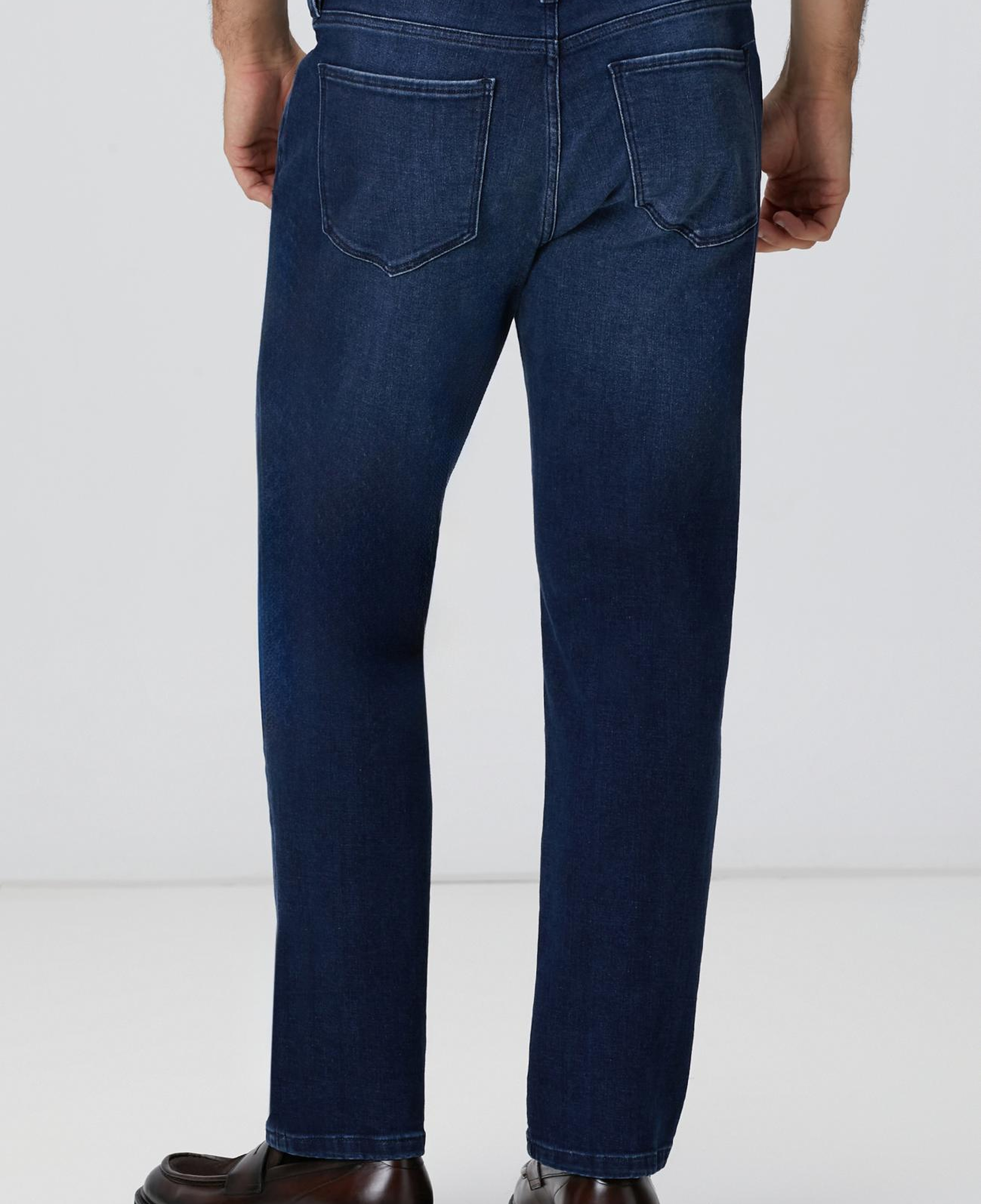 Network Erkek Lacivert Cashmere Touch Denim Pantolon
