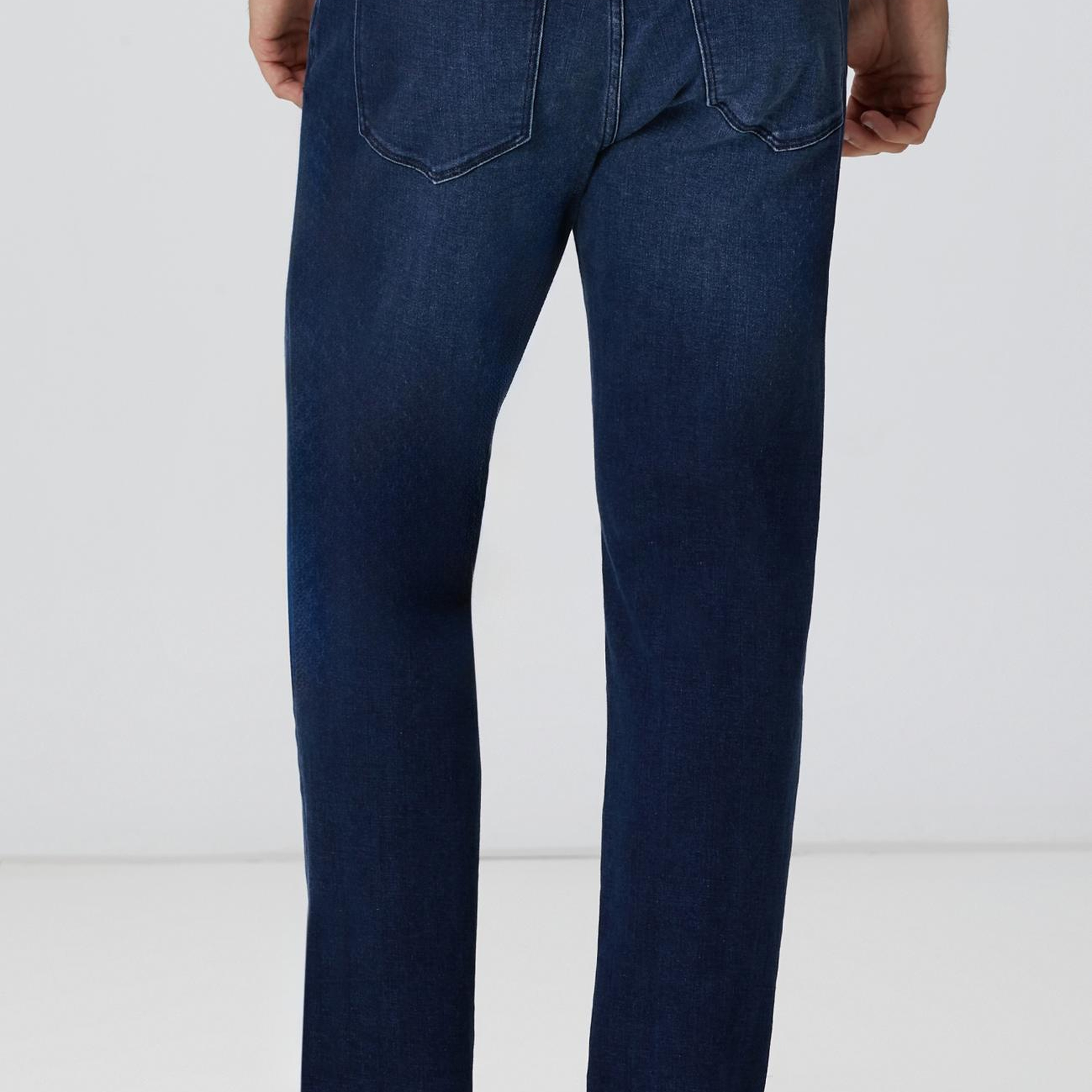 Network Erkek Lacivert Cashmere Touch Denim Pantolon