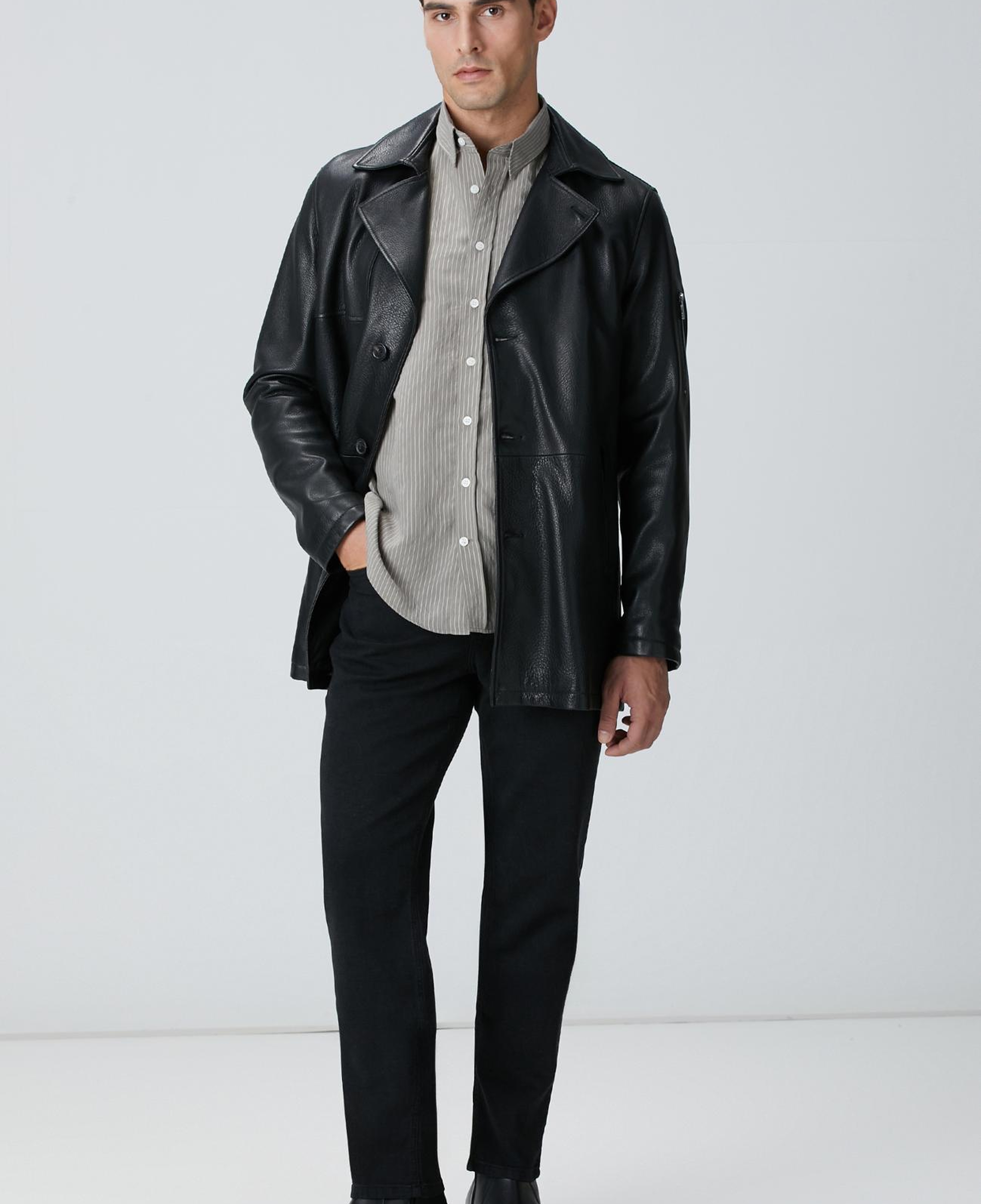 Network Erkek Siyah Denim Pantolon