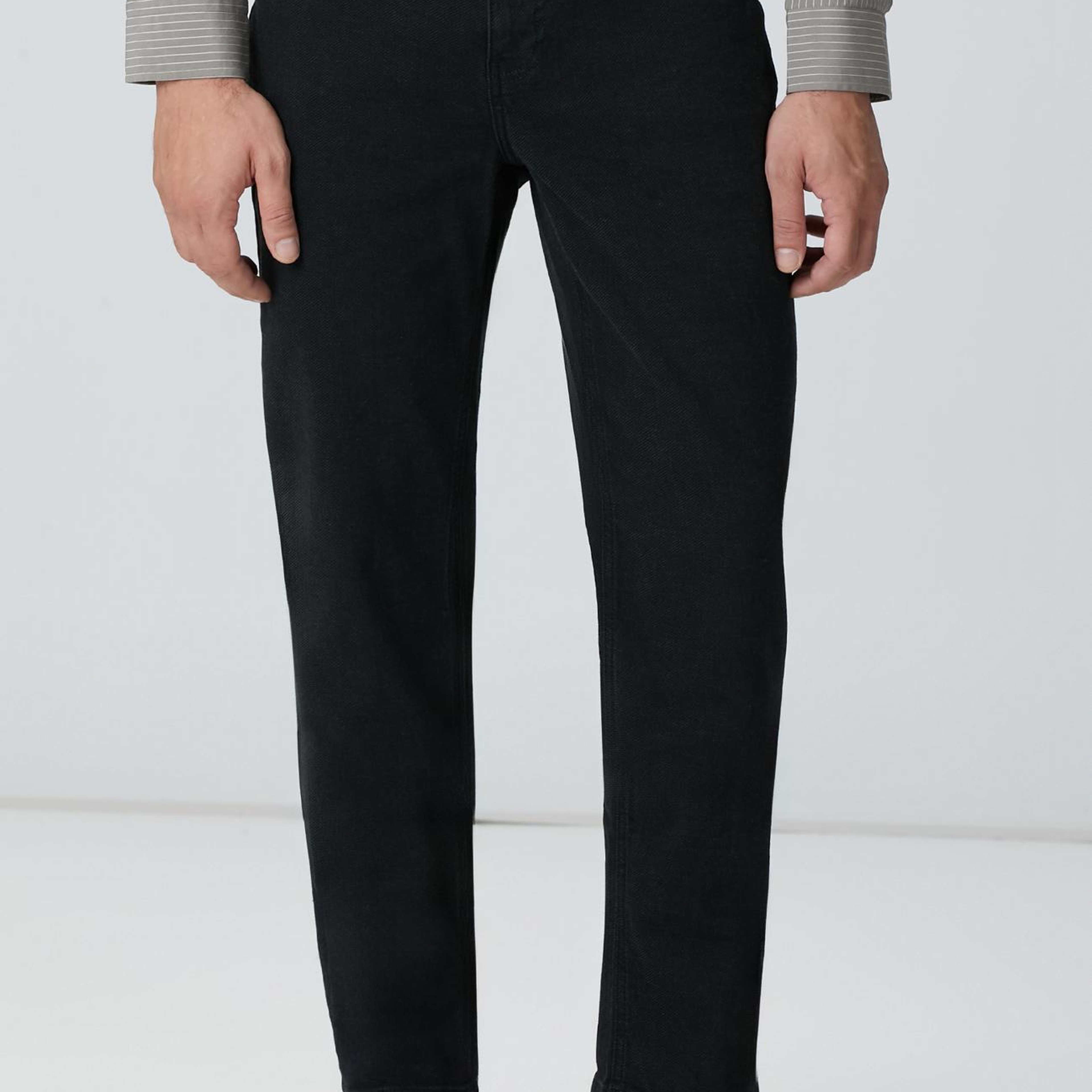 Network Erkek Siyah Denim Pantolon