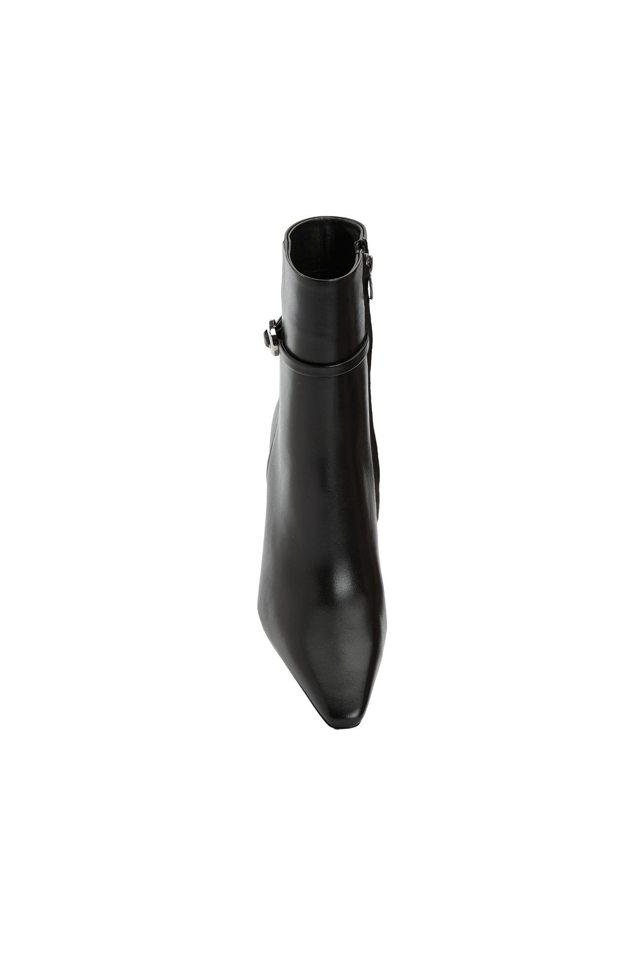 Network Kadın Siyah Toka Detaylı Deri Bot