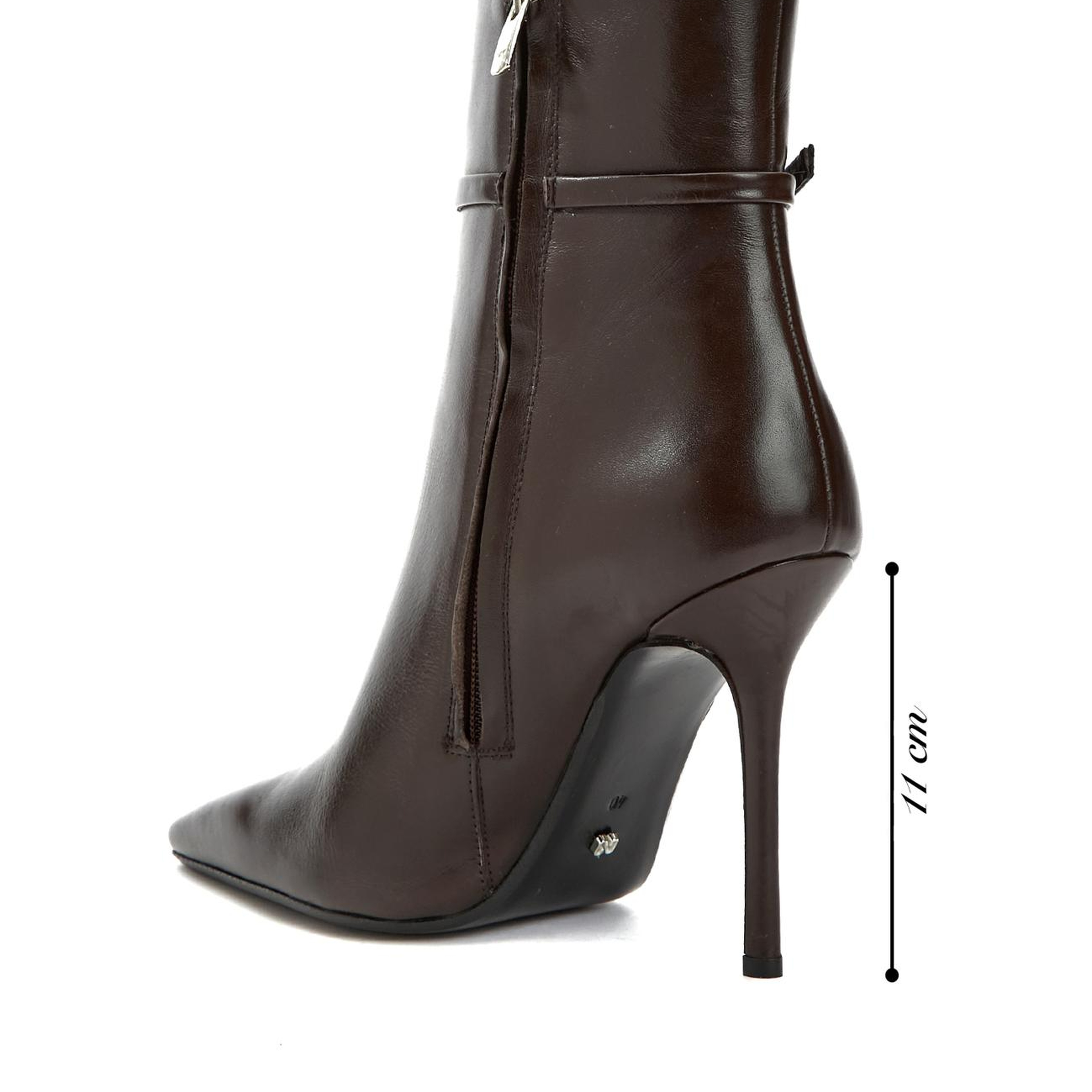 Network Kadın Kahverengi Toka Detaylı Bot