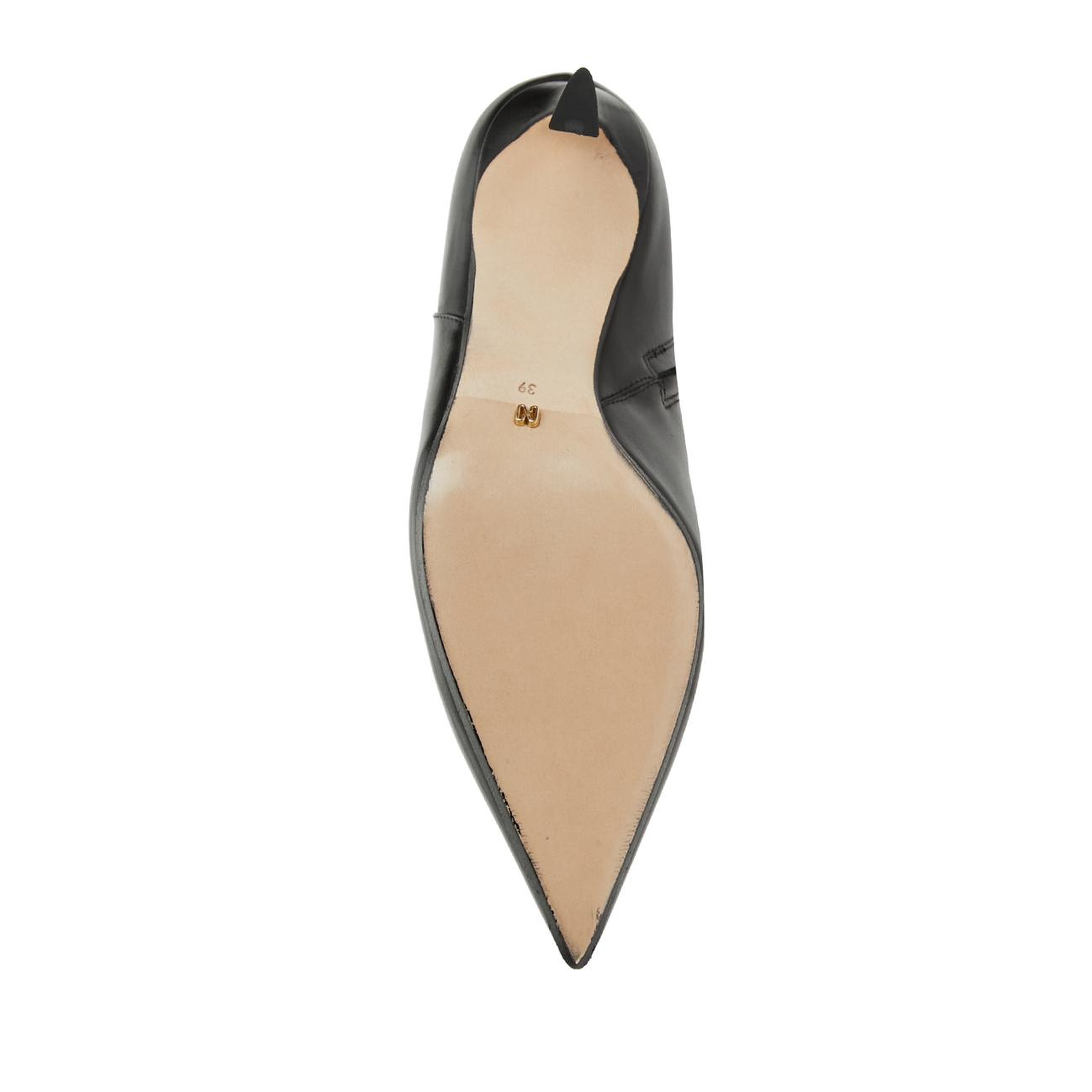 Network Kadın Siyah Topuklu Deri Bot