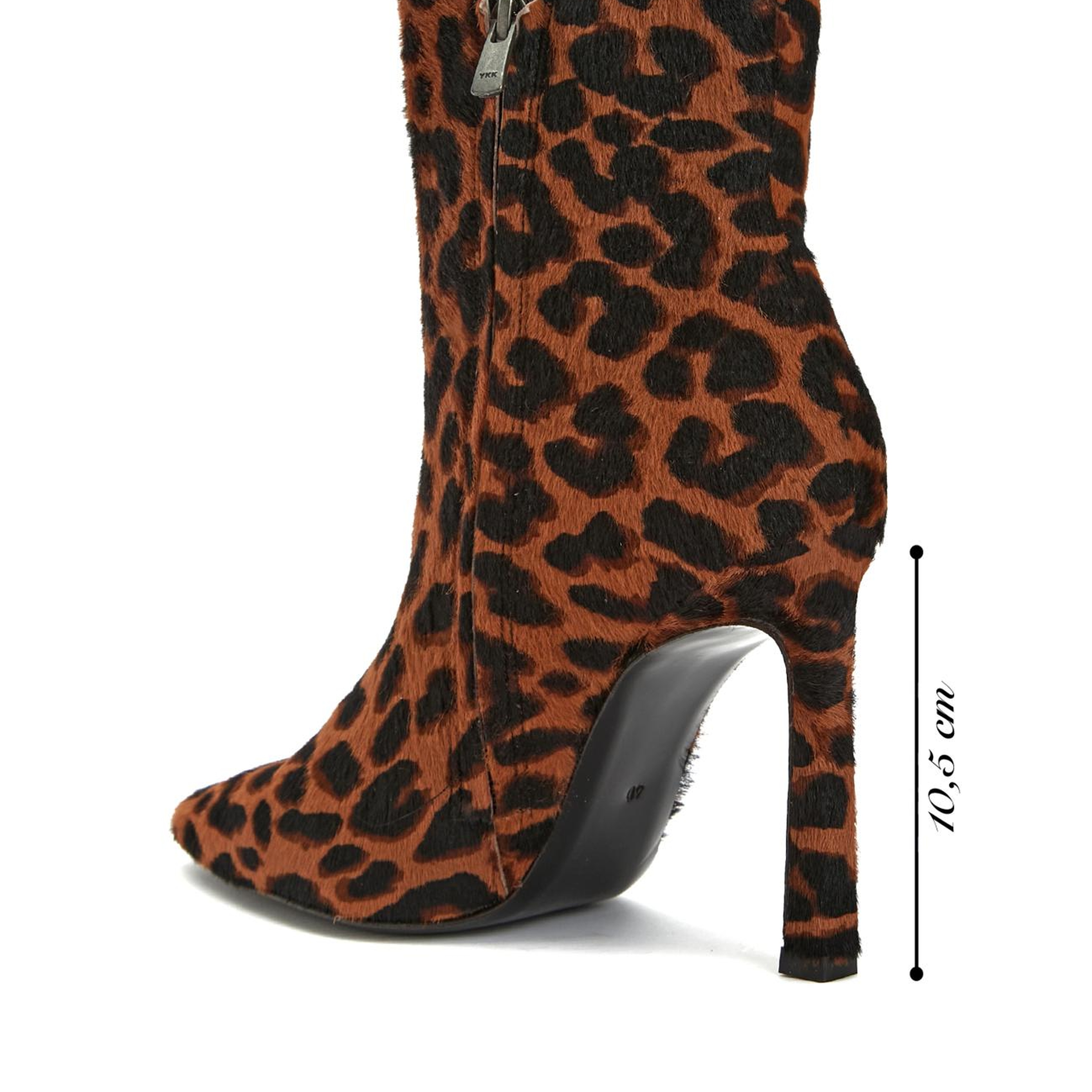 Network Kadın Leopar Desenli Deri Bot