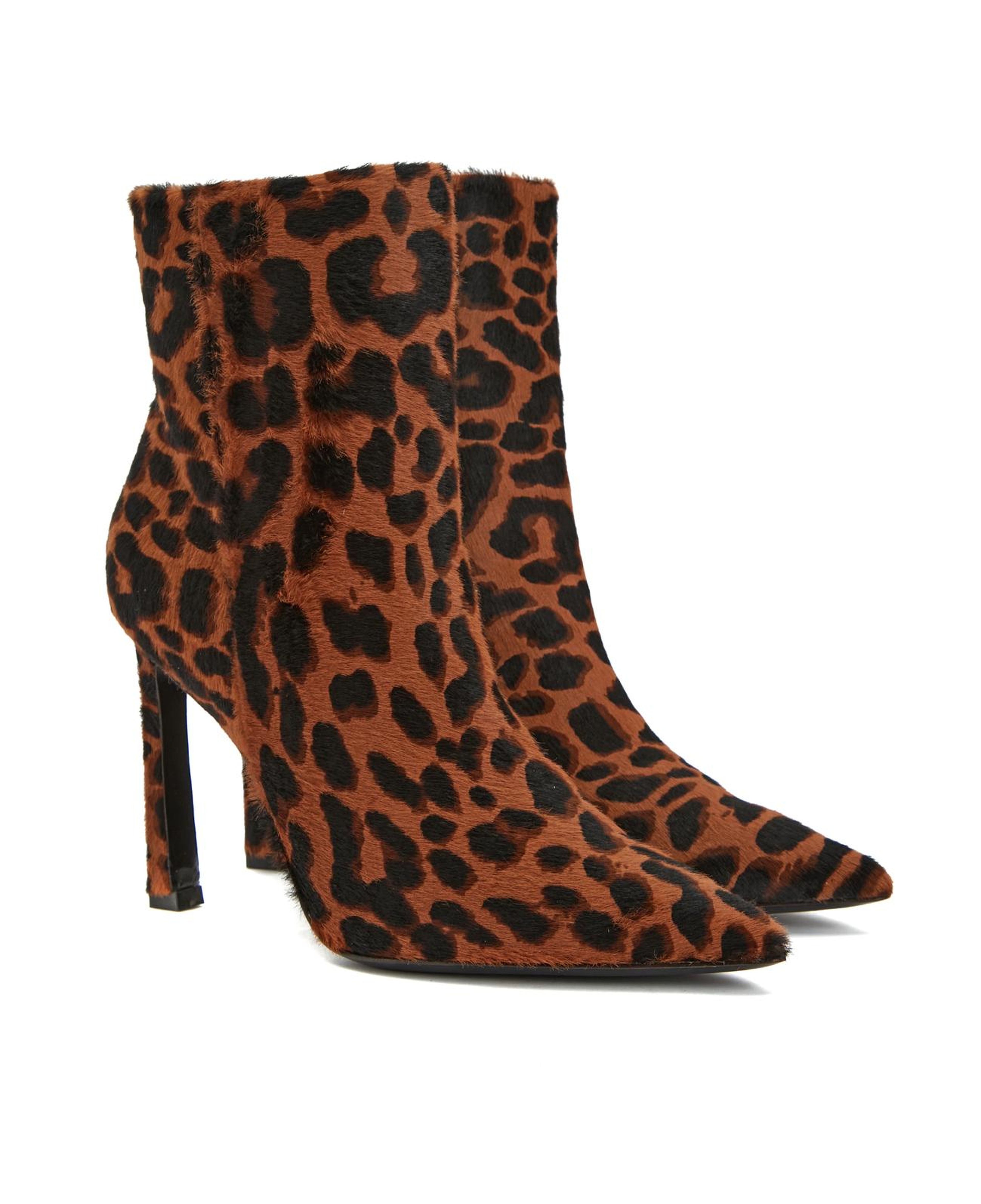 Network Kadın Leopar Desenli Deri Bot