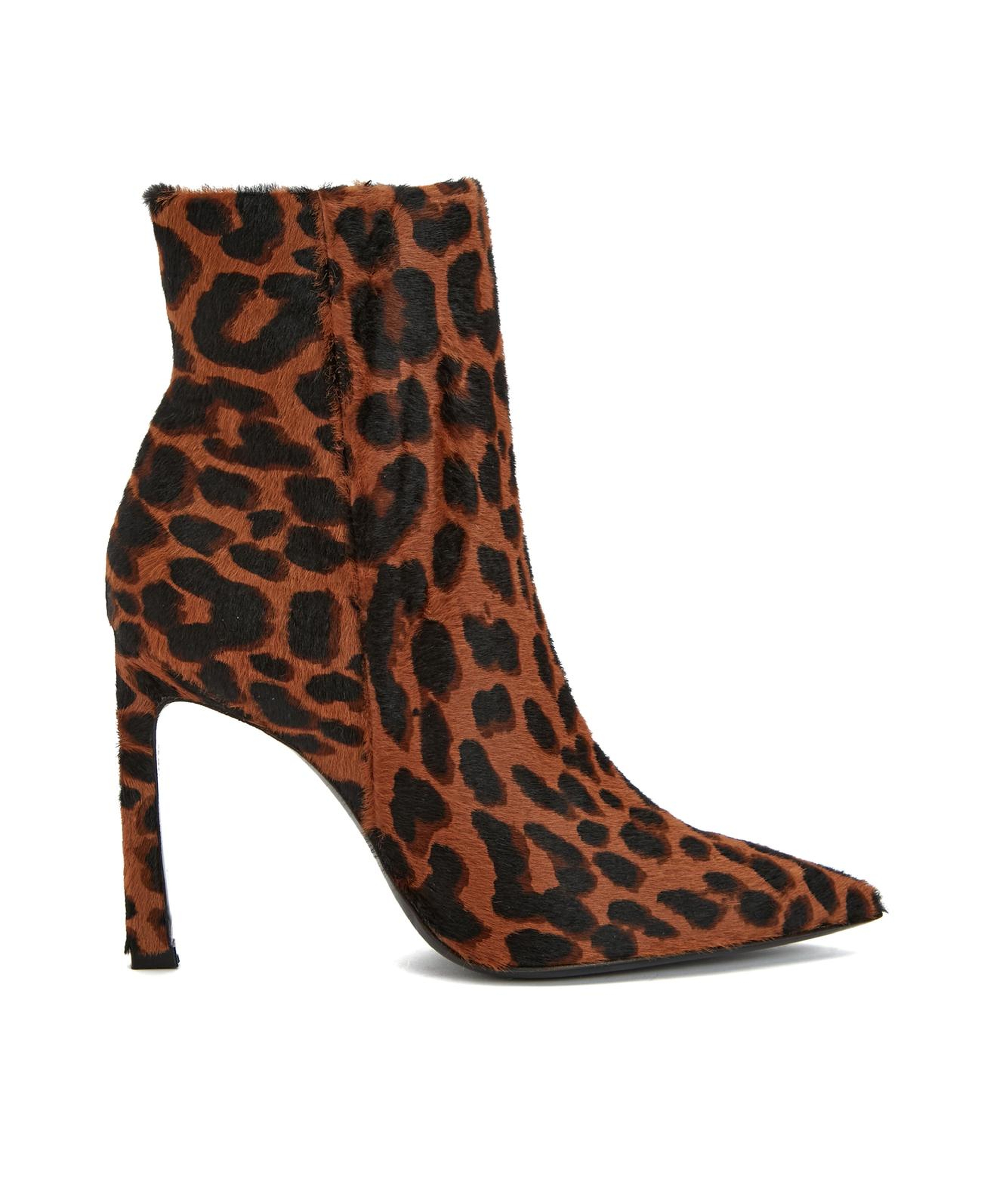 Network Kadın Leopar Desenli Deri Bot