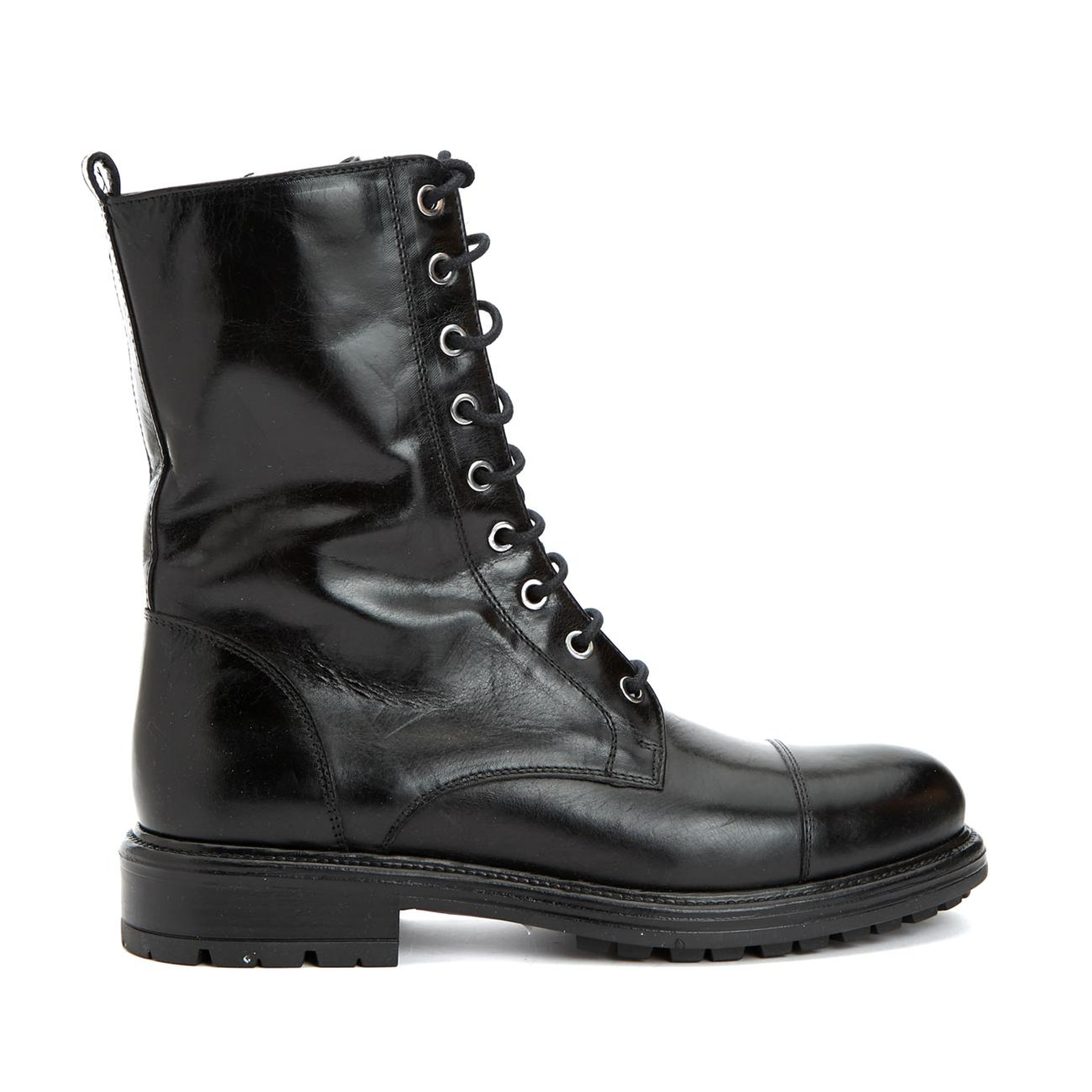 Network Kadın Siyah Deri Bot