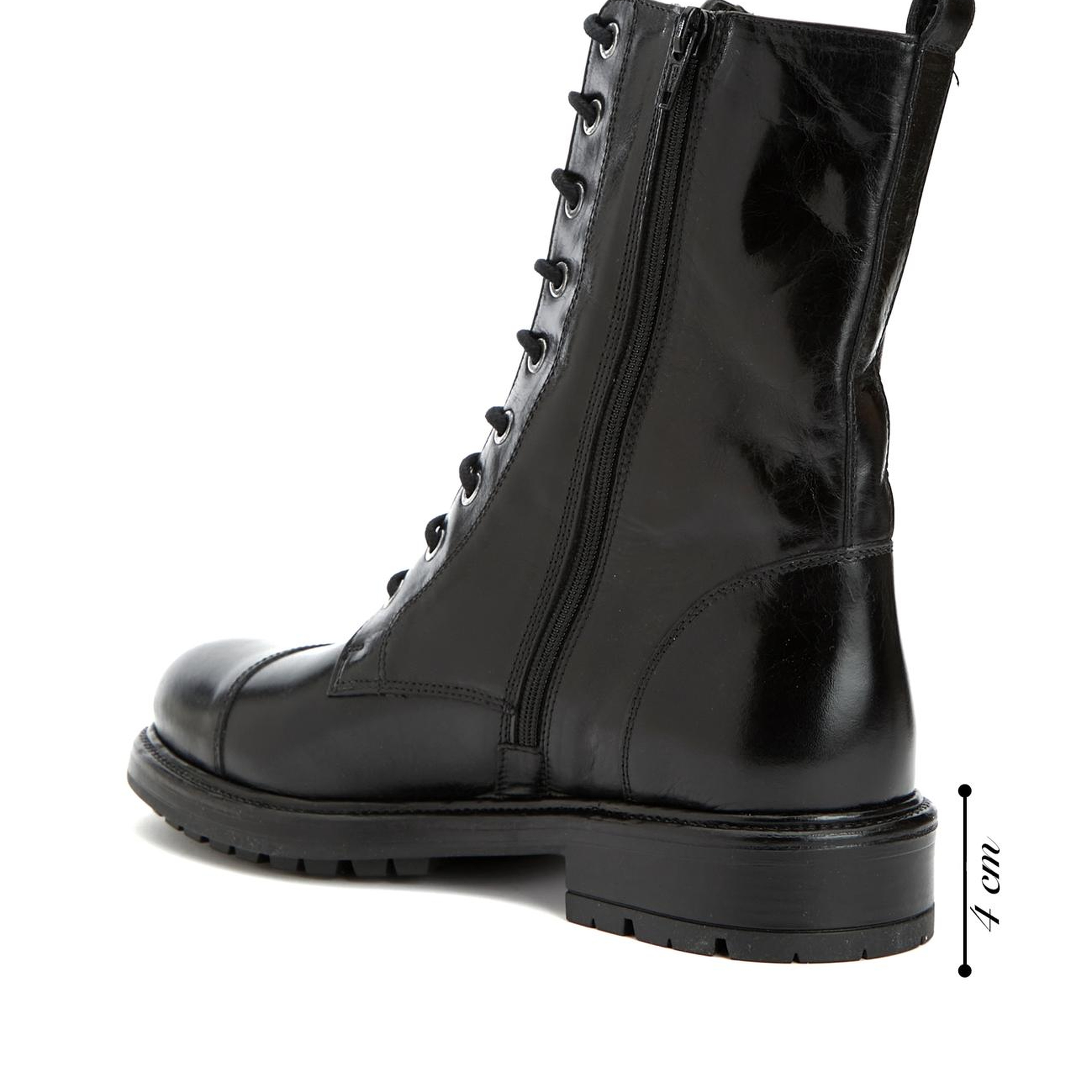 Network Kadın Siyah Deri Bot