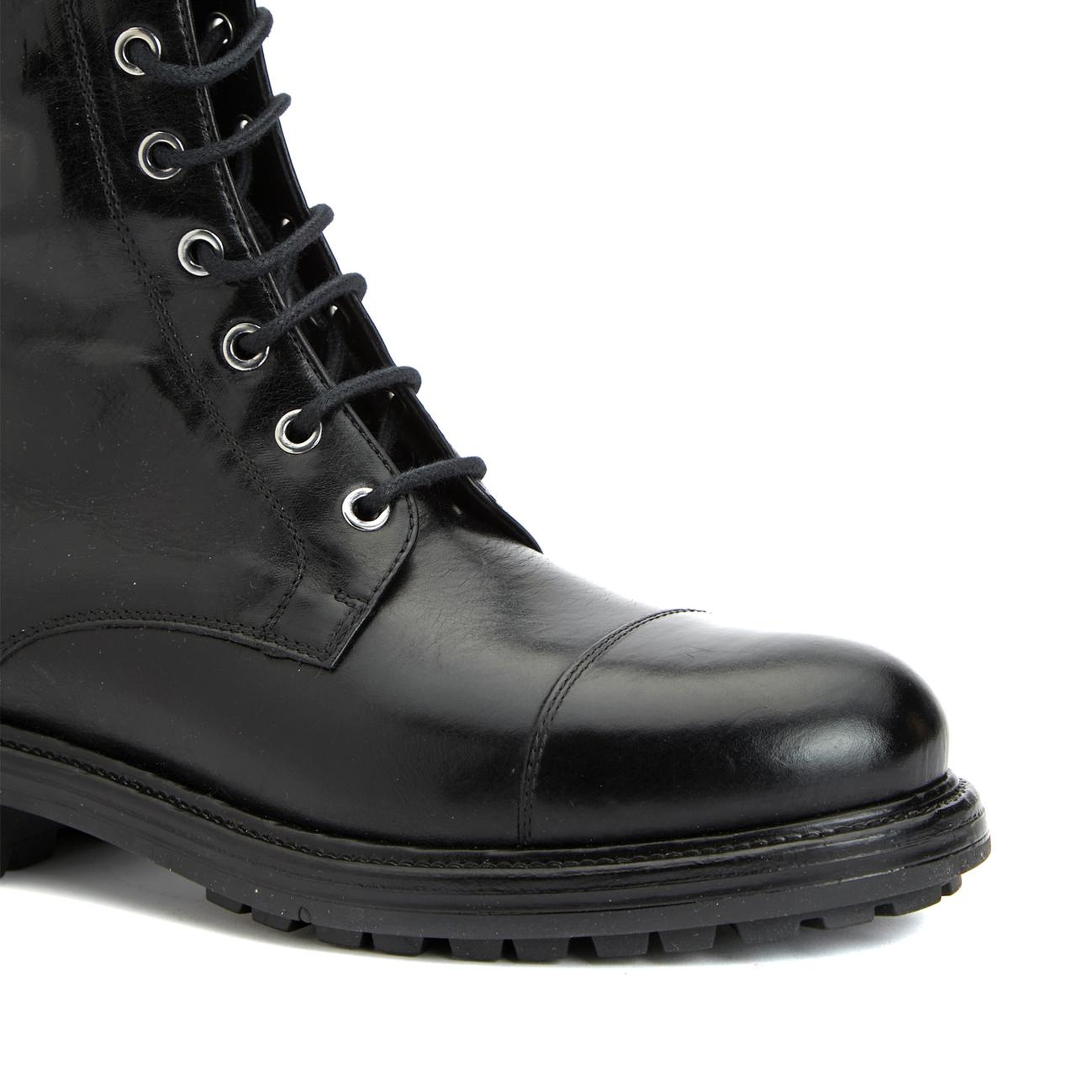 Network Kadın Siyah Deri Bot