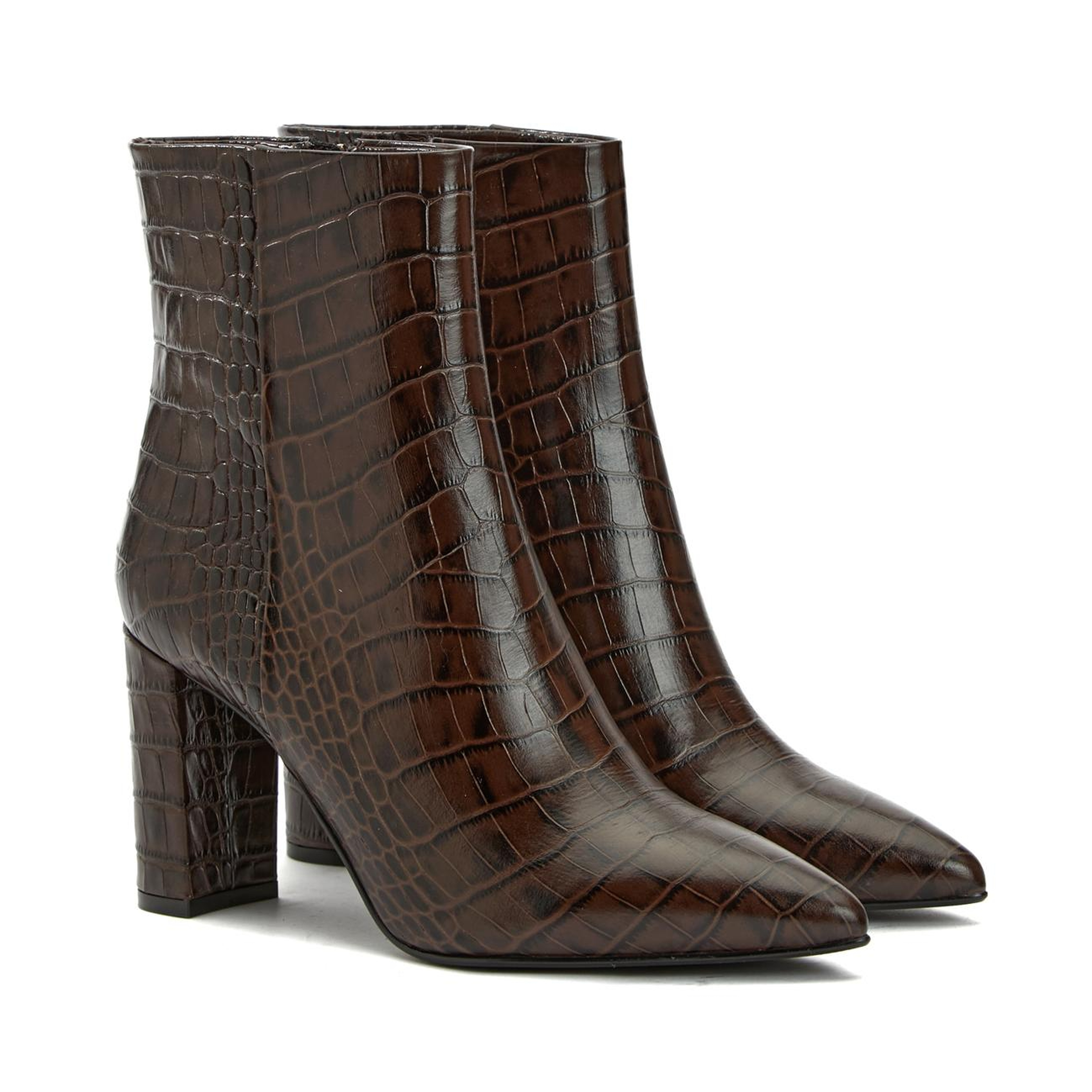 Gh For Nw Kadın George Hogg for NetWork Kahverengi Kroko Desenli Deri Bot