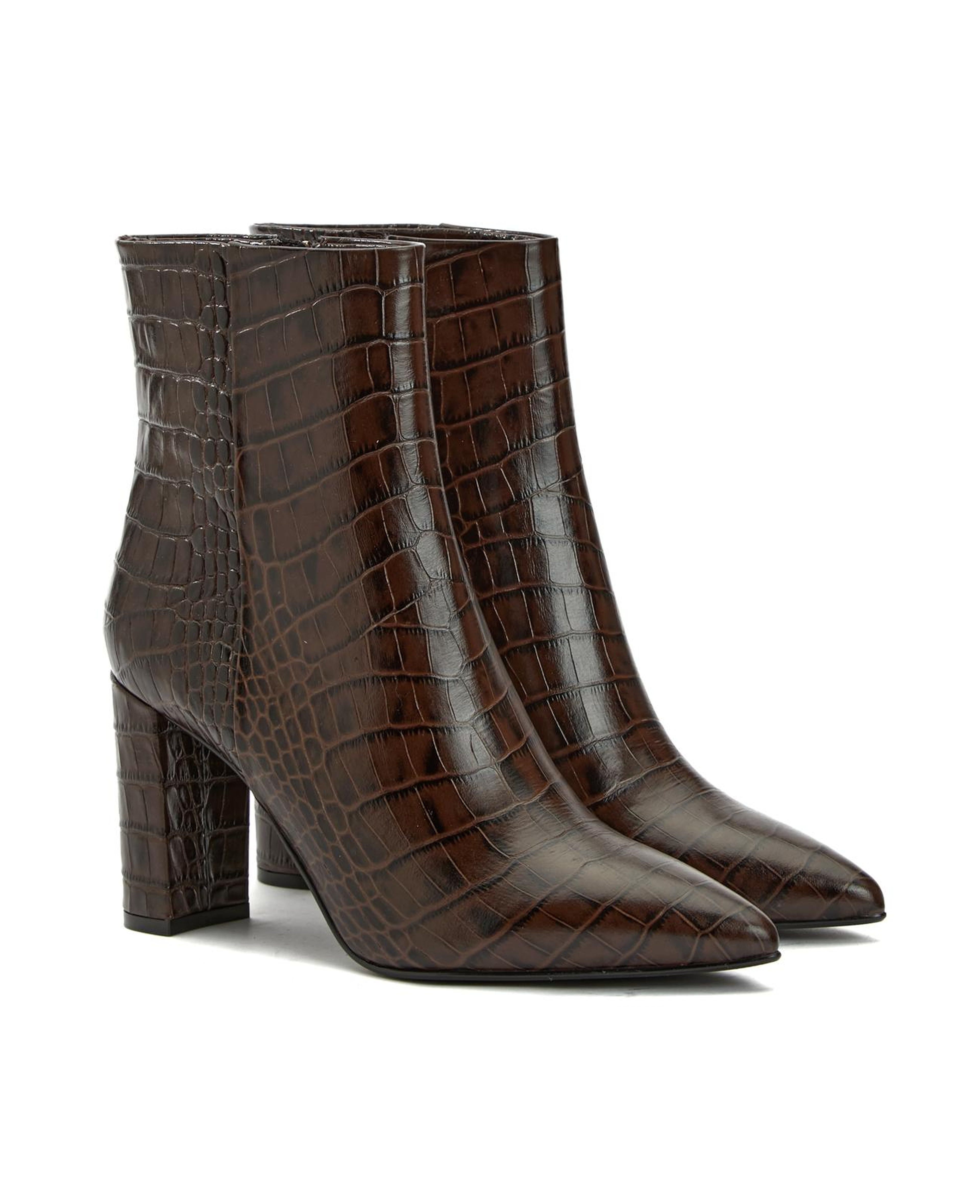 Gh For Nw Kadın George Hogg for NetWork Kahverengi Kroko Desenli Deri Bot