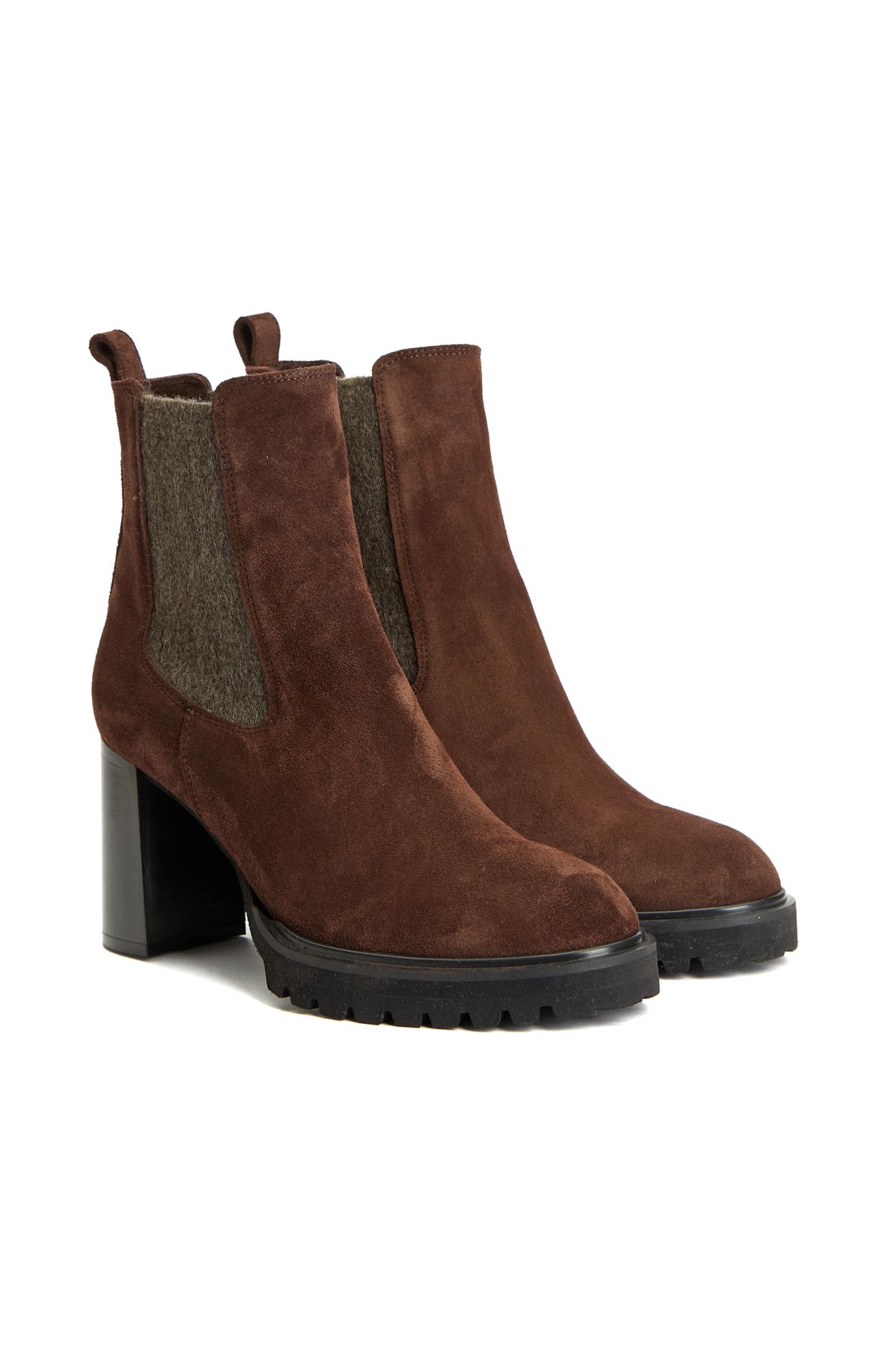 Gh For Nw Kadın George Hogg for NetWork Kahverengi Süet Deri Bot