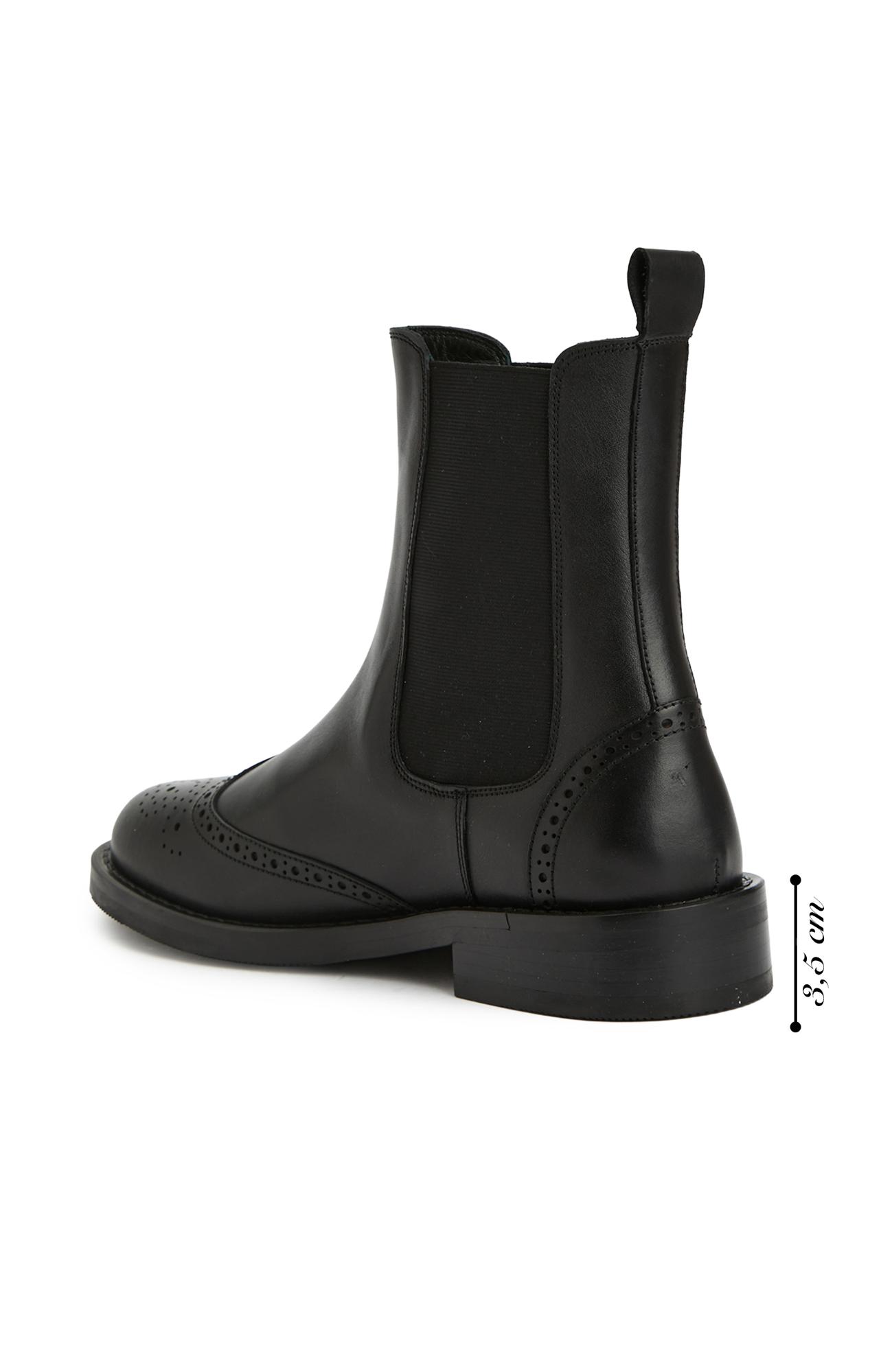 Gh For Nw Kadın George Hogg for NetWork Siyah Deri Bot