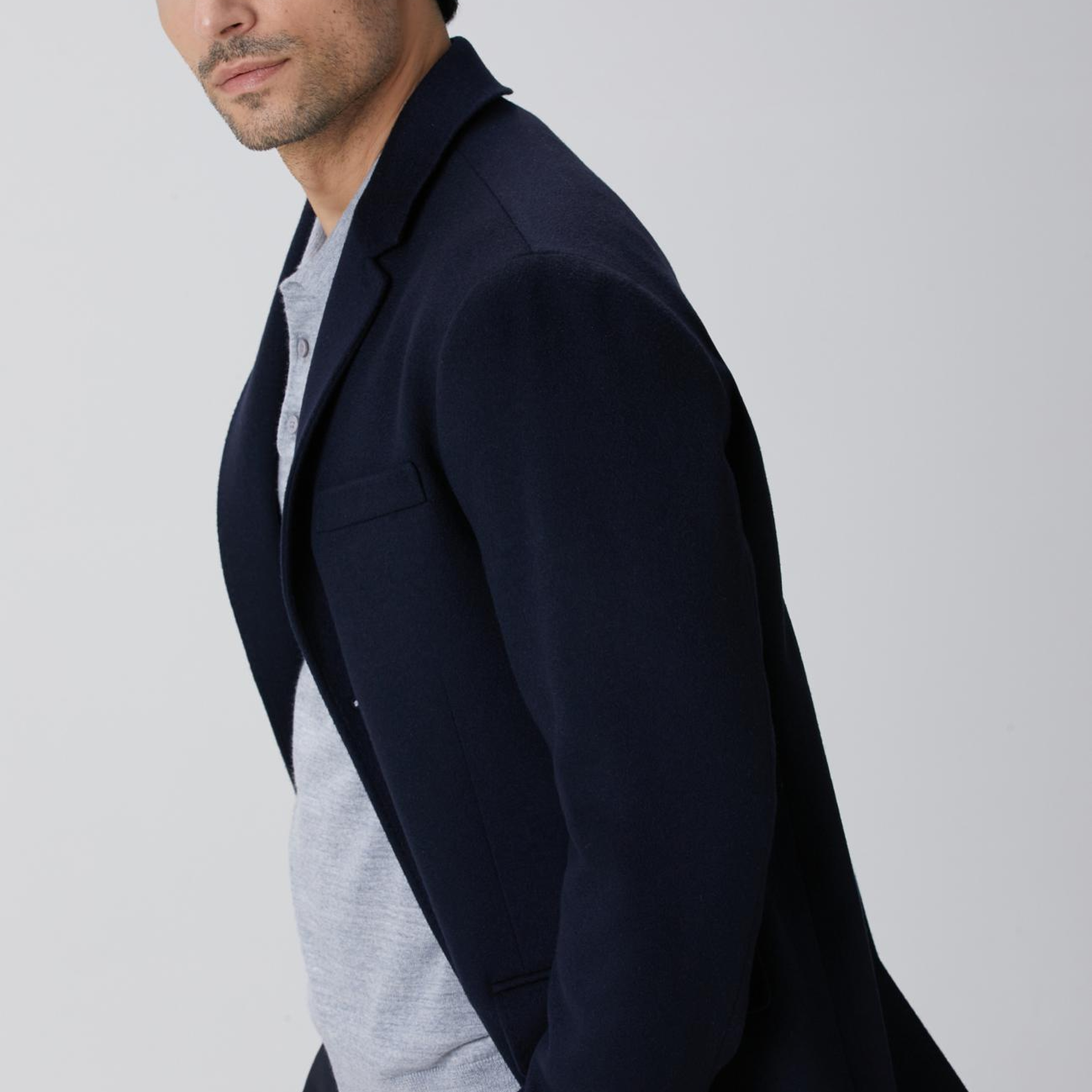 Network Erkek Limited Lacivert Kaşmir Palto