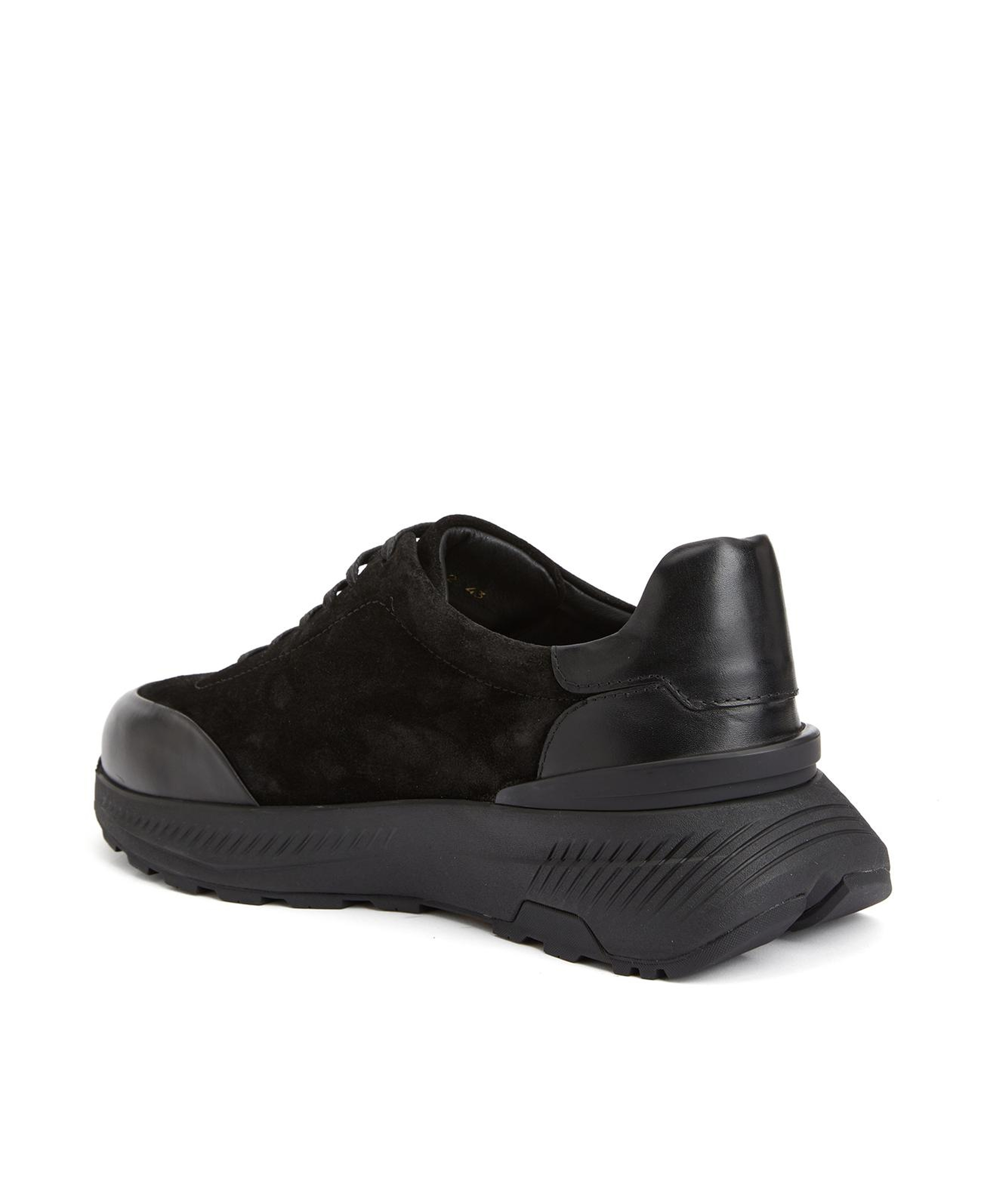 Network Erkek Siyah Deri Sneaker