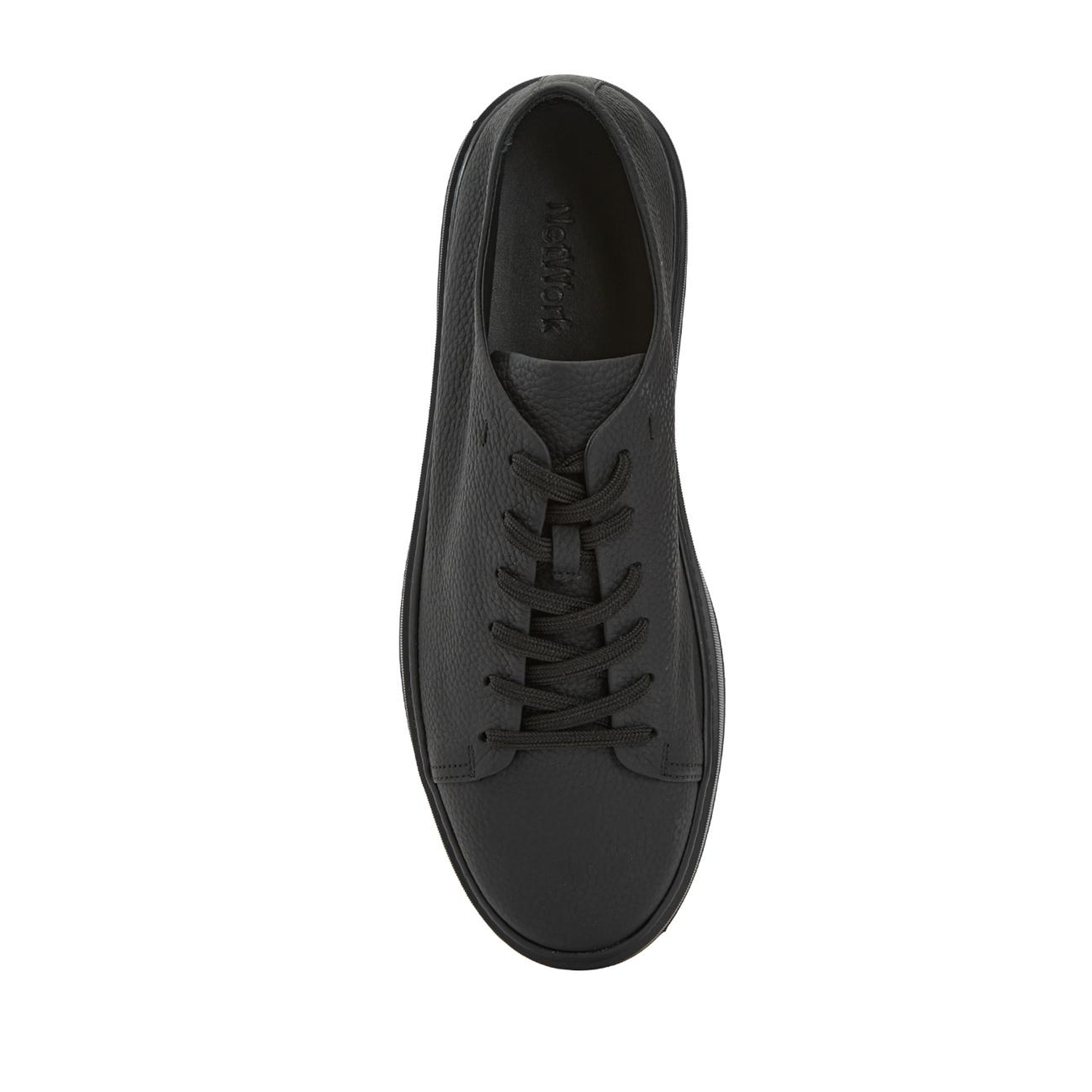 Network Erkek Siyah Deri Sneaker