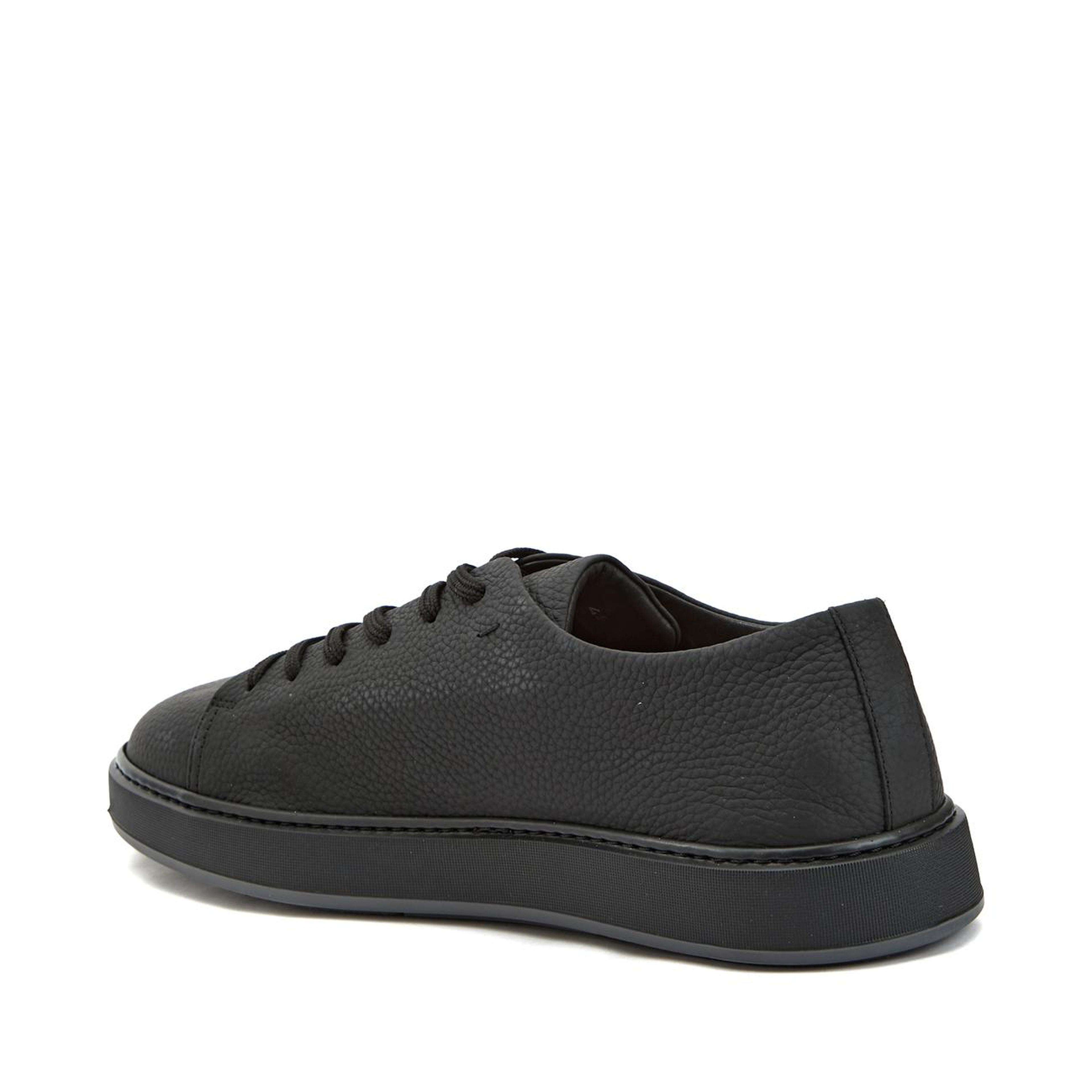 Network Erkek Siyah Deri Sneaker