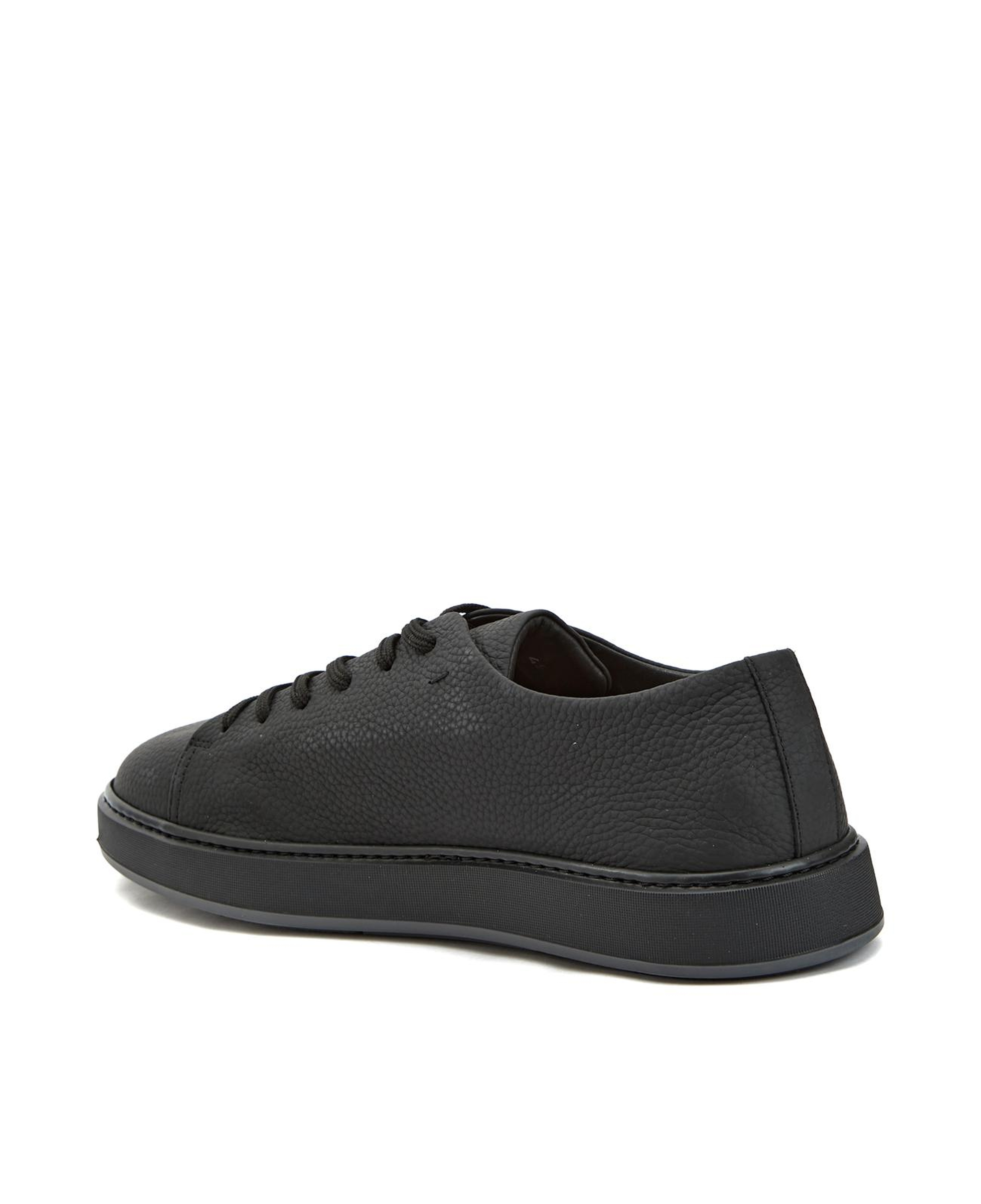 Network Erkek Siyah Deri Sneaker