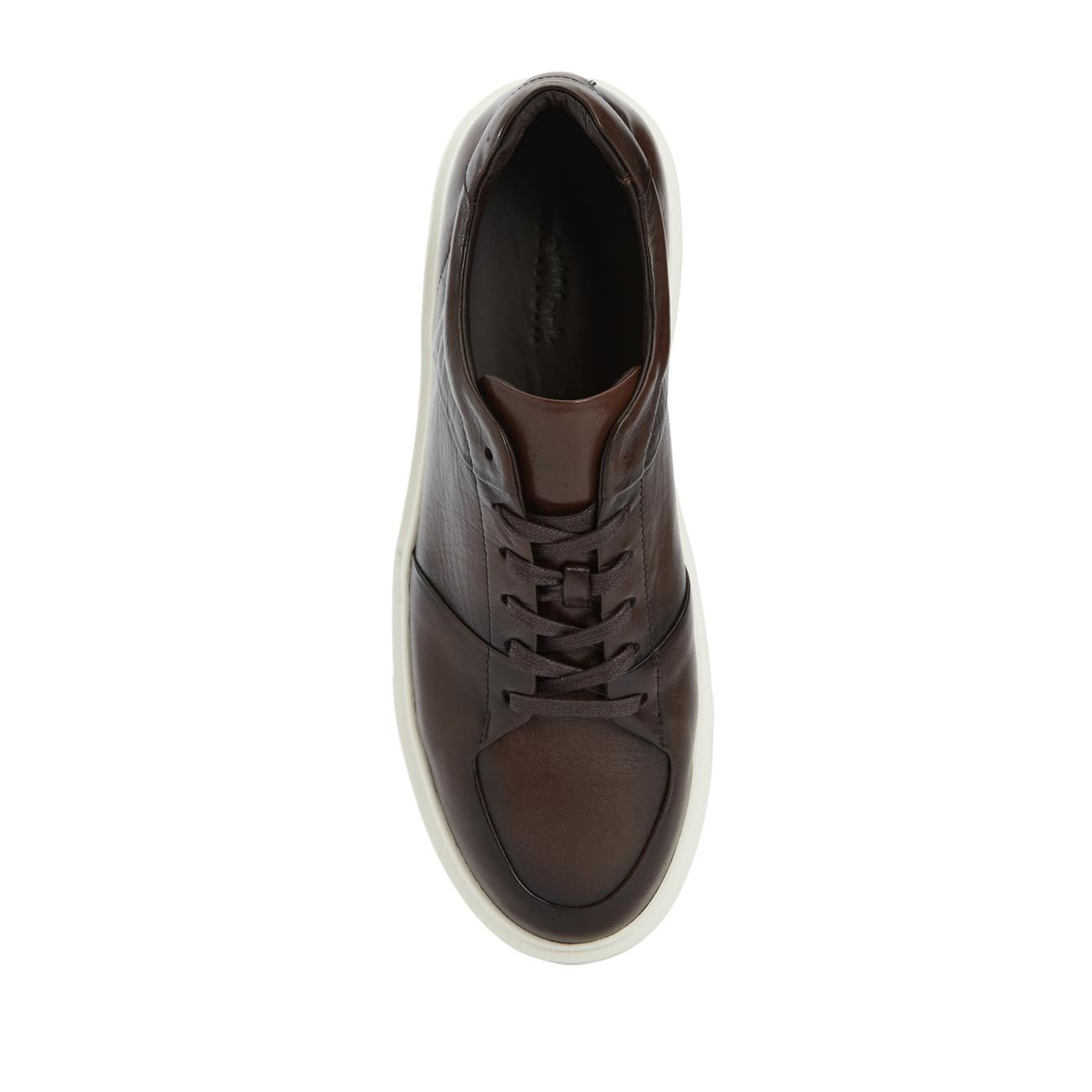 Network Erkek Kahverengi Deri Sneaker