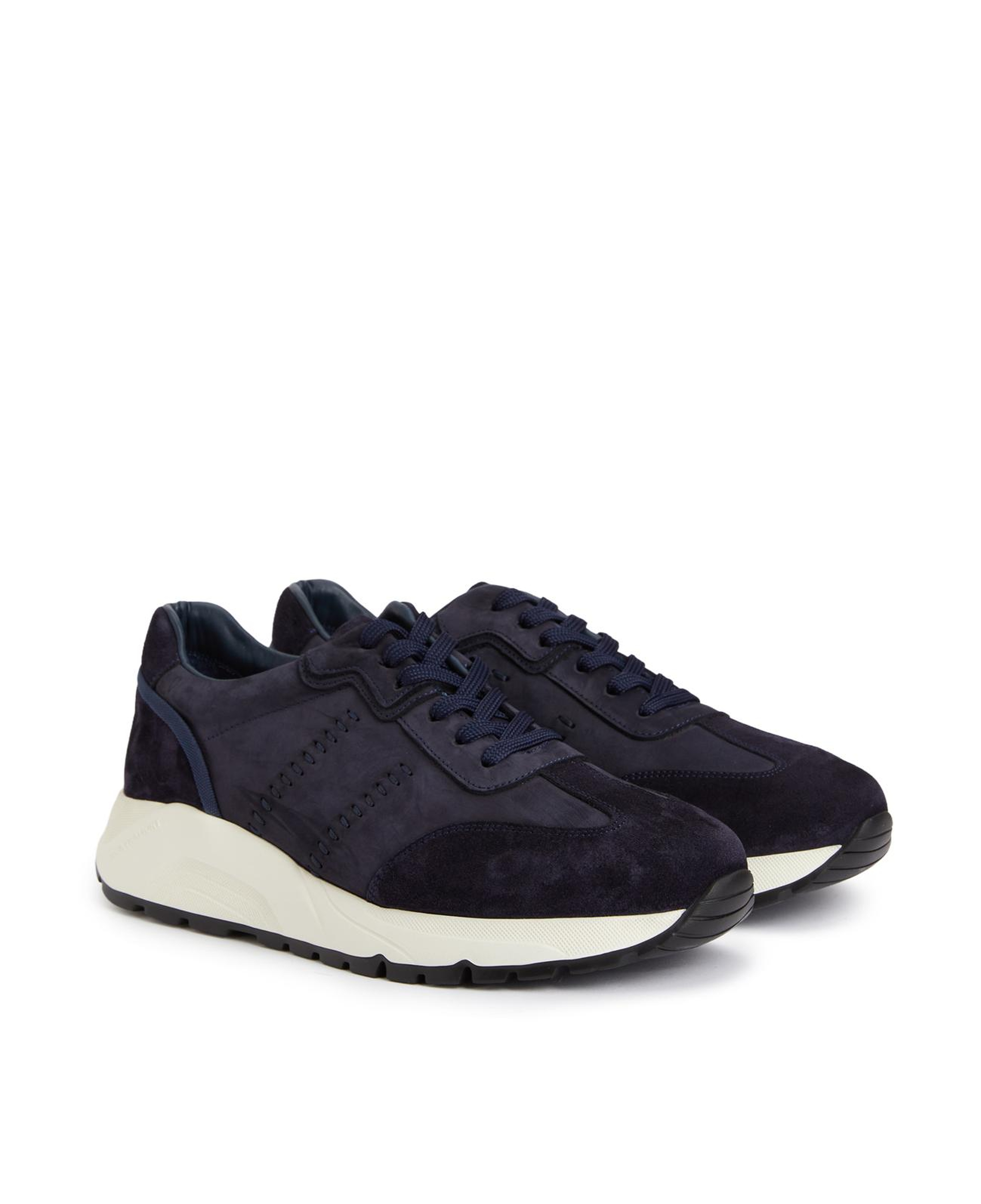 Network Erkek Lacivert Süet Garnili Sneaker