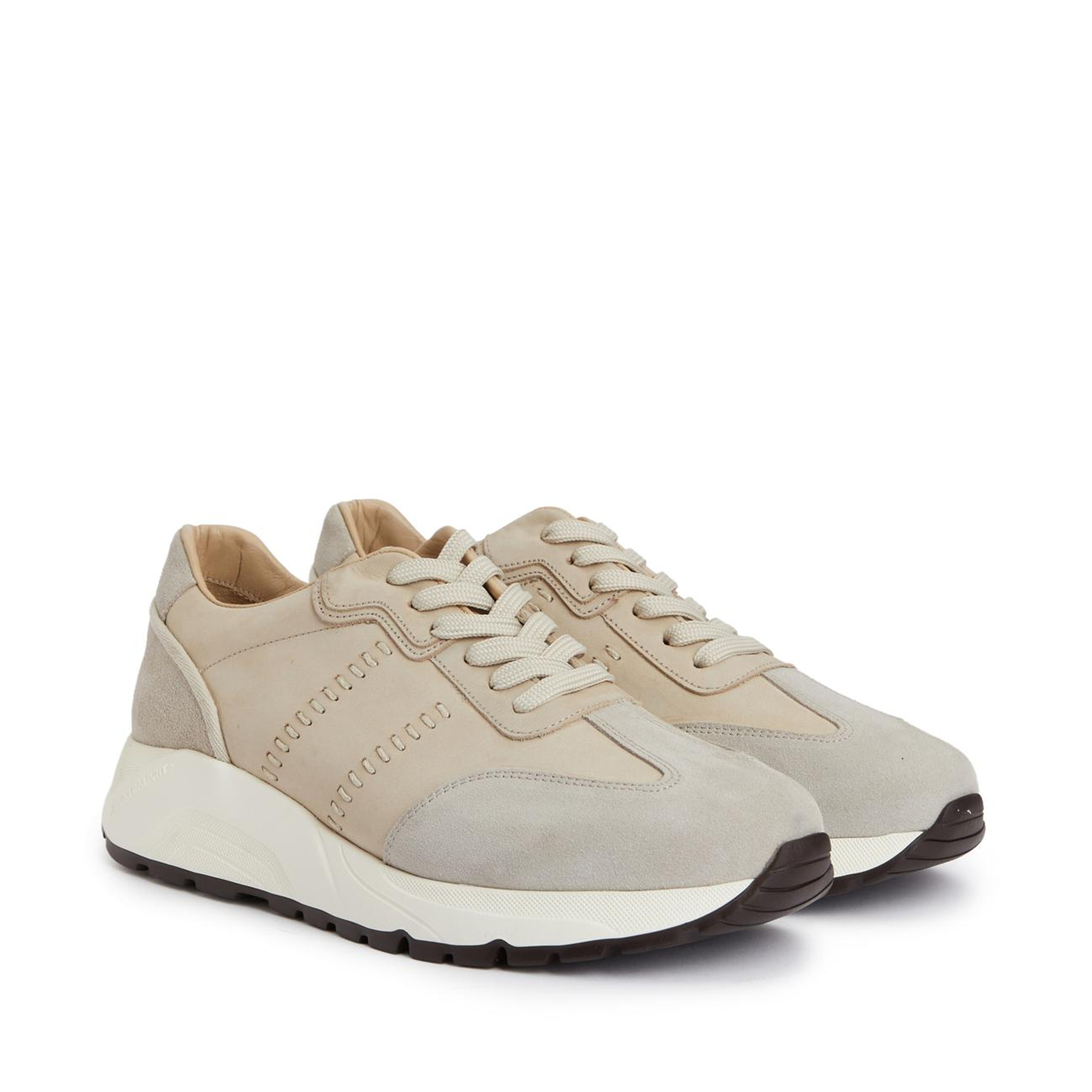 Network Erkek Taş Süet Garnili Sneaker