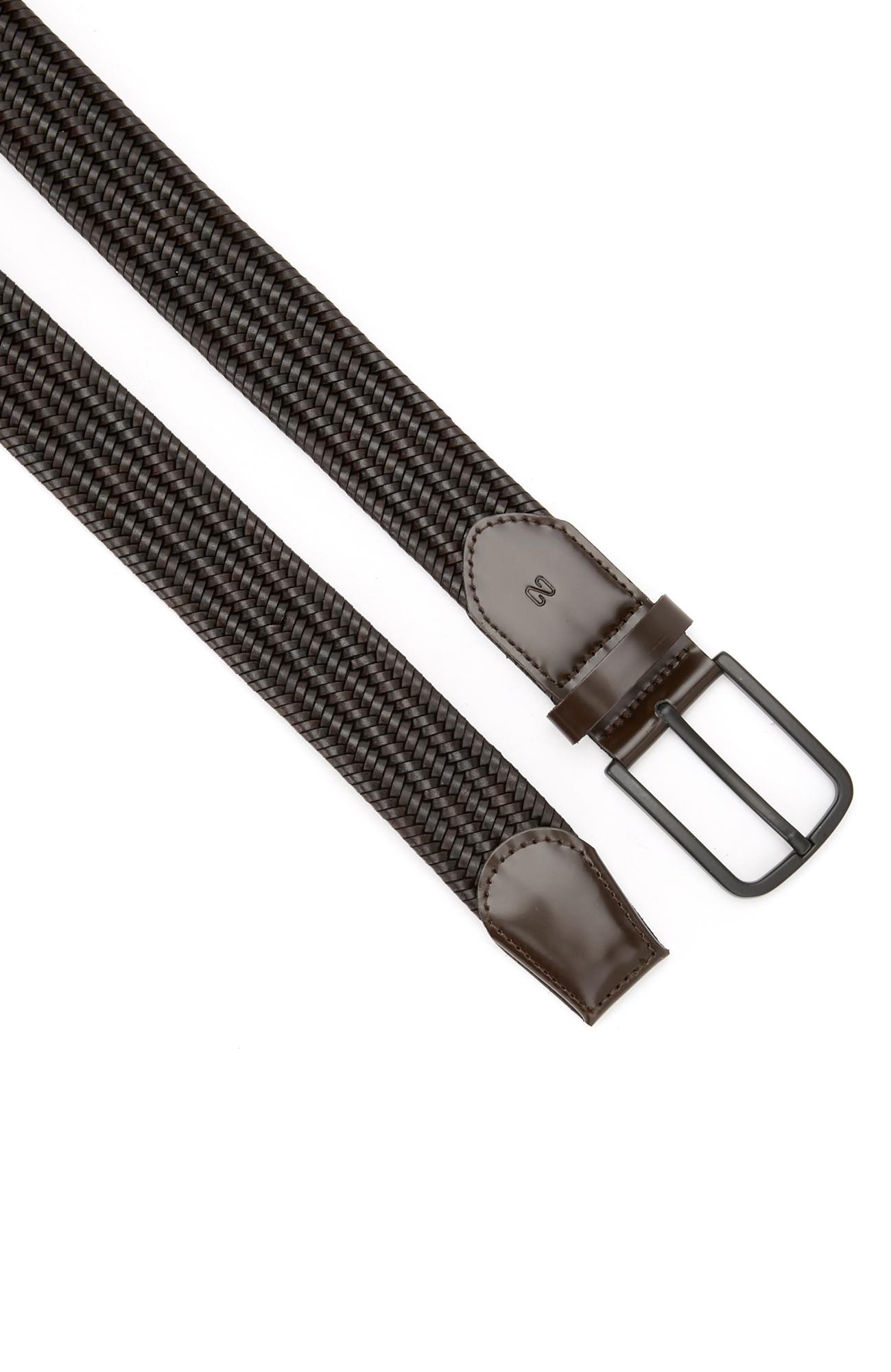 Network Erkek Kahverengi Deri Kemer