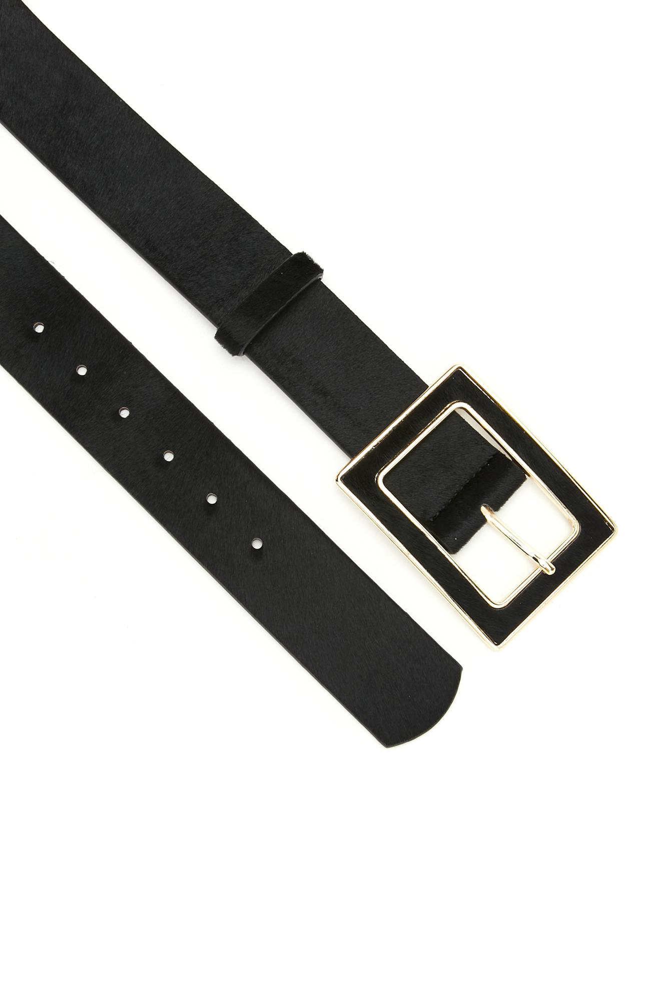 Network Kadın Siyah Deri Kemer