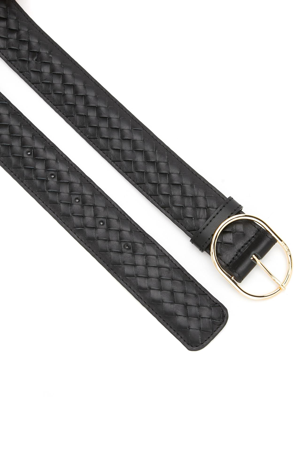 Network Kadın Siyah Deri Kemer