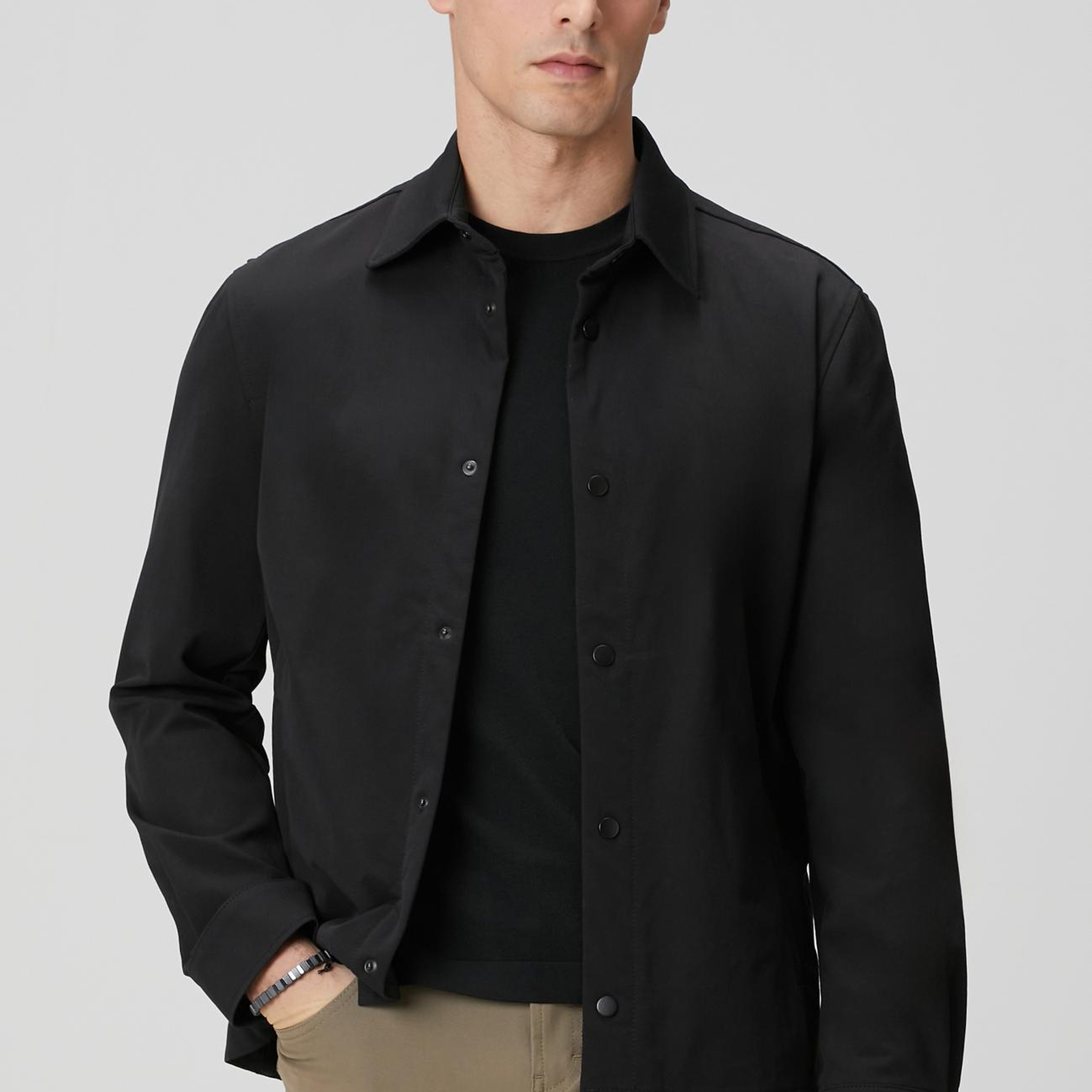 Network Erkek N-Tech Siyah Dış Gömlek