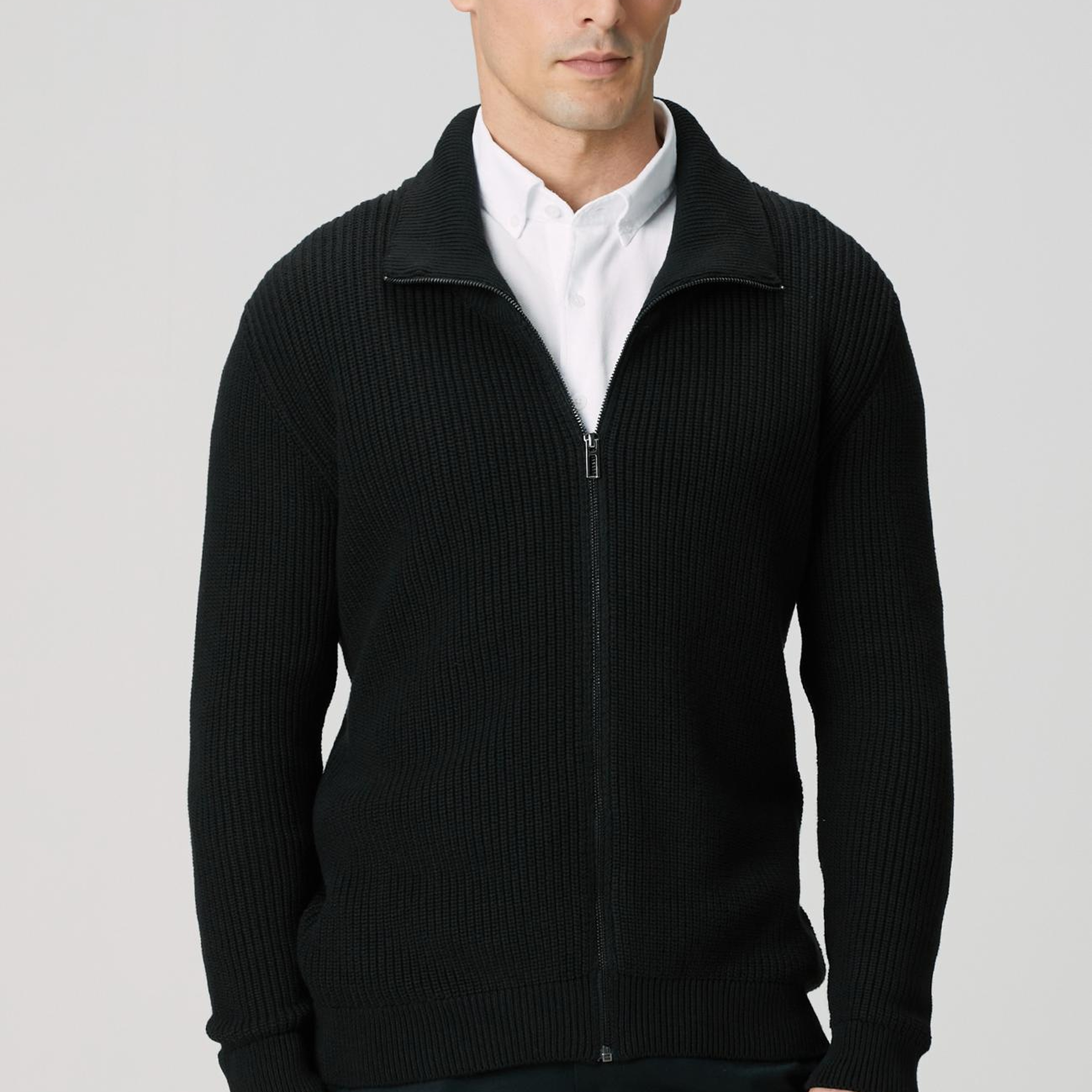 Network Erkek Siyah Hırka