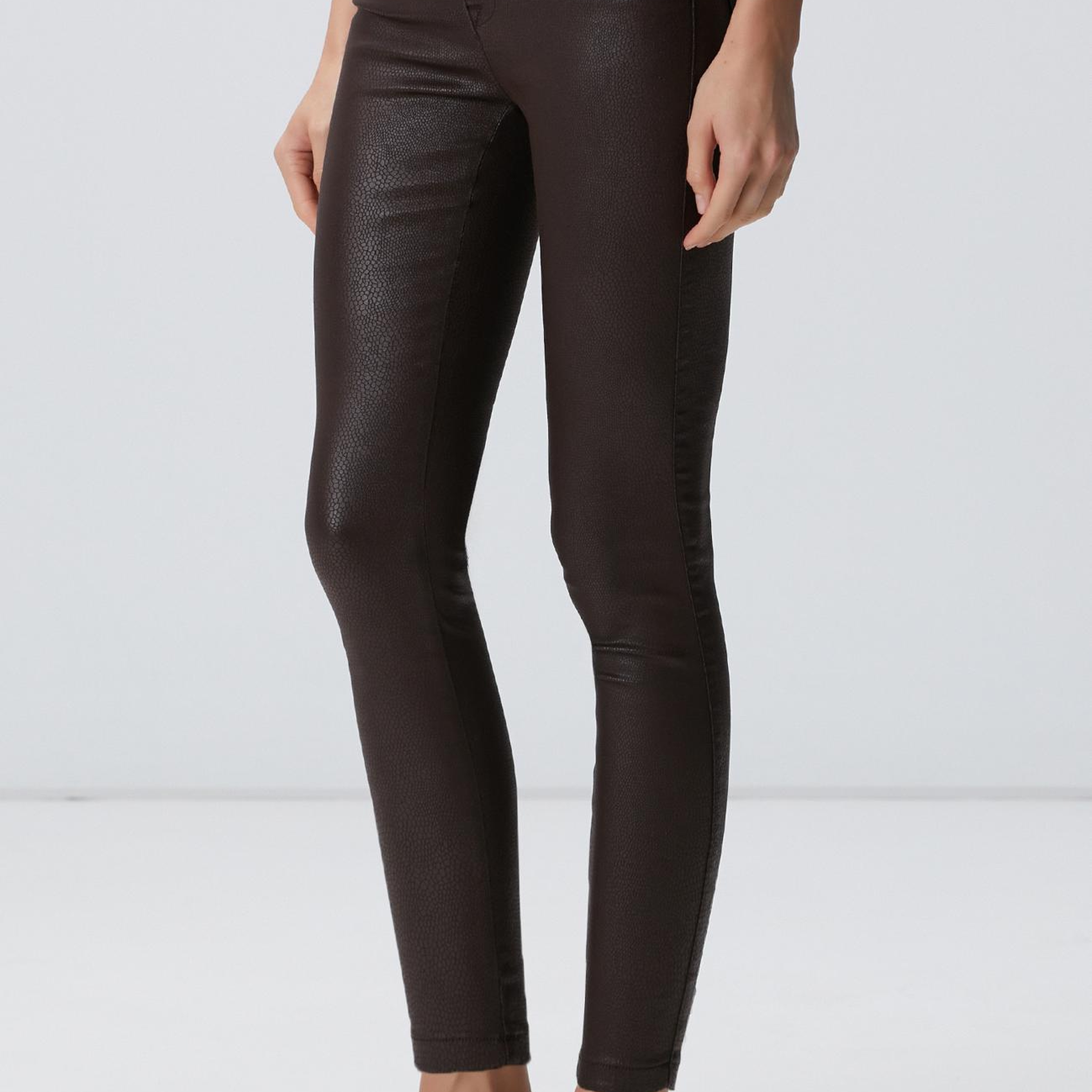 Network Kadın Kahverengi Kaplamalı Casual Pantolon