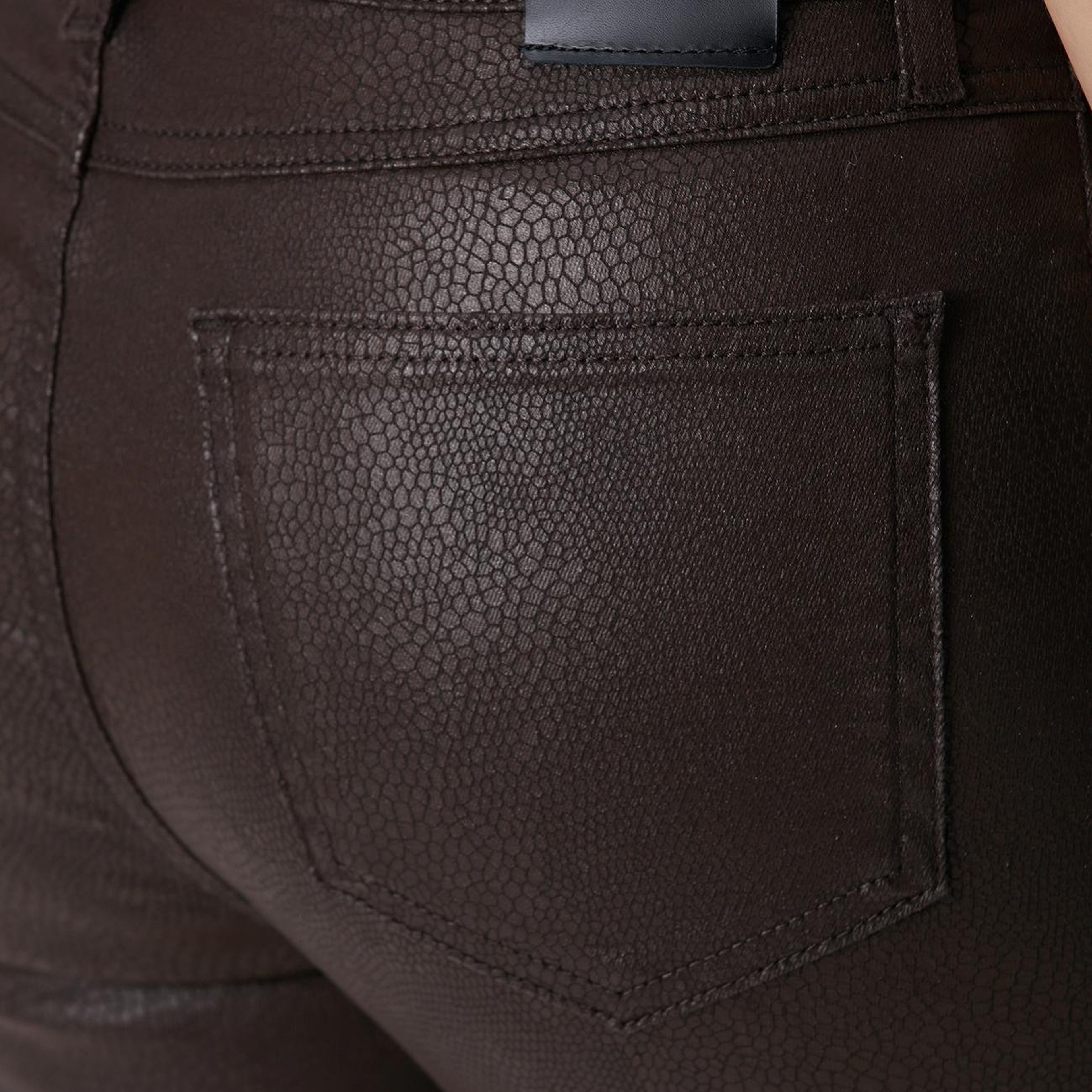 Network Kadın Kahverengi Kaplamalı Casual Pantolon