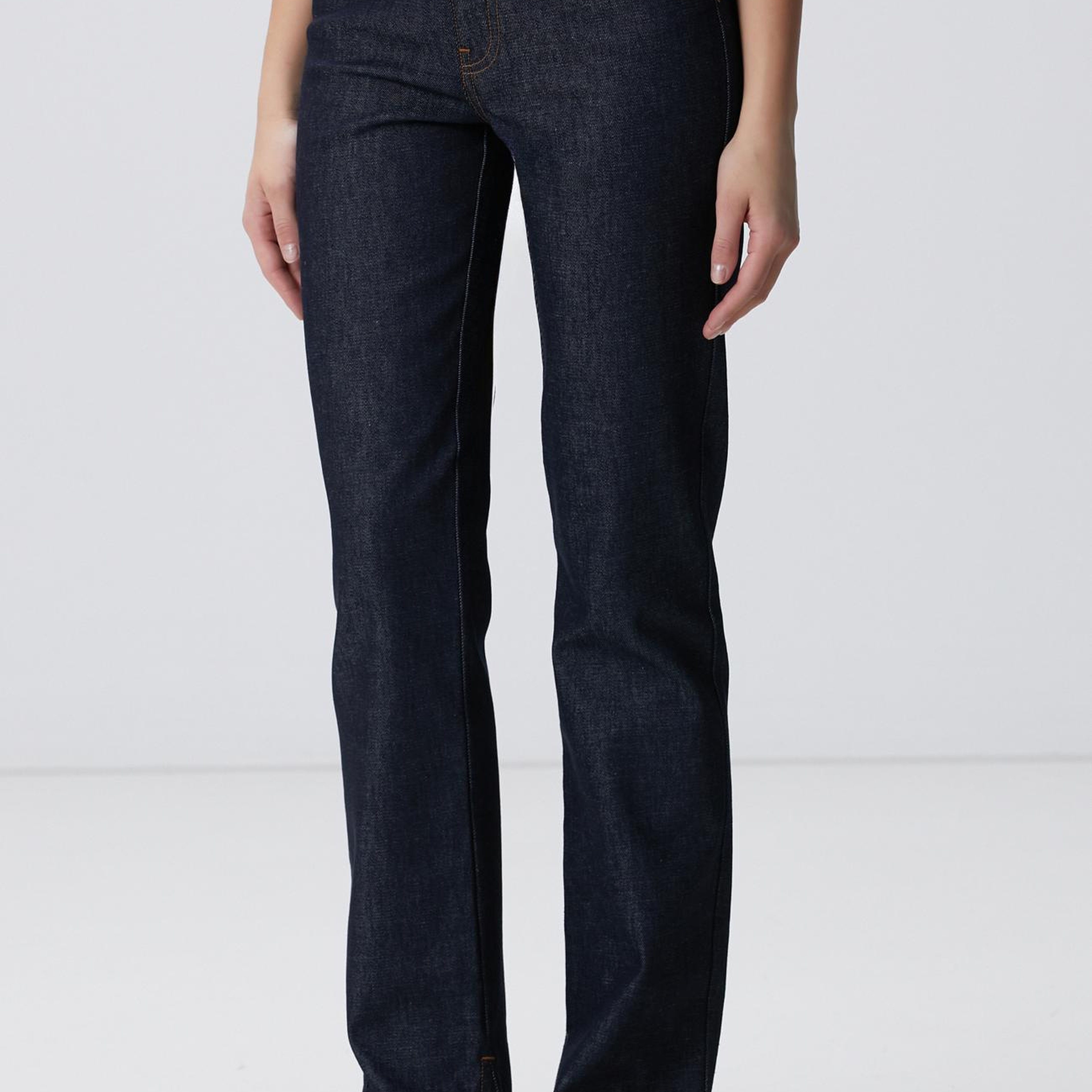 Network Kadın Lacivert Bootcut Denim Pantolon