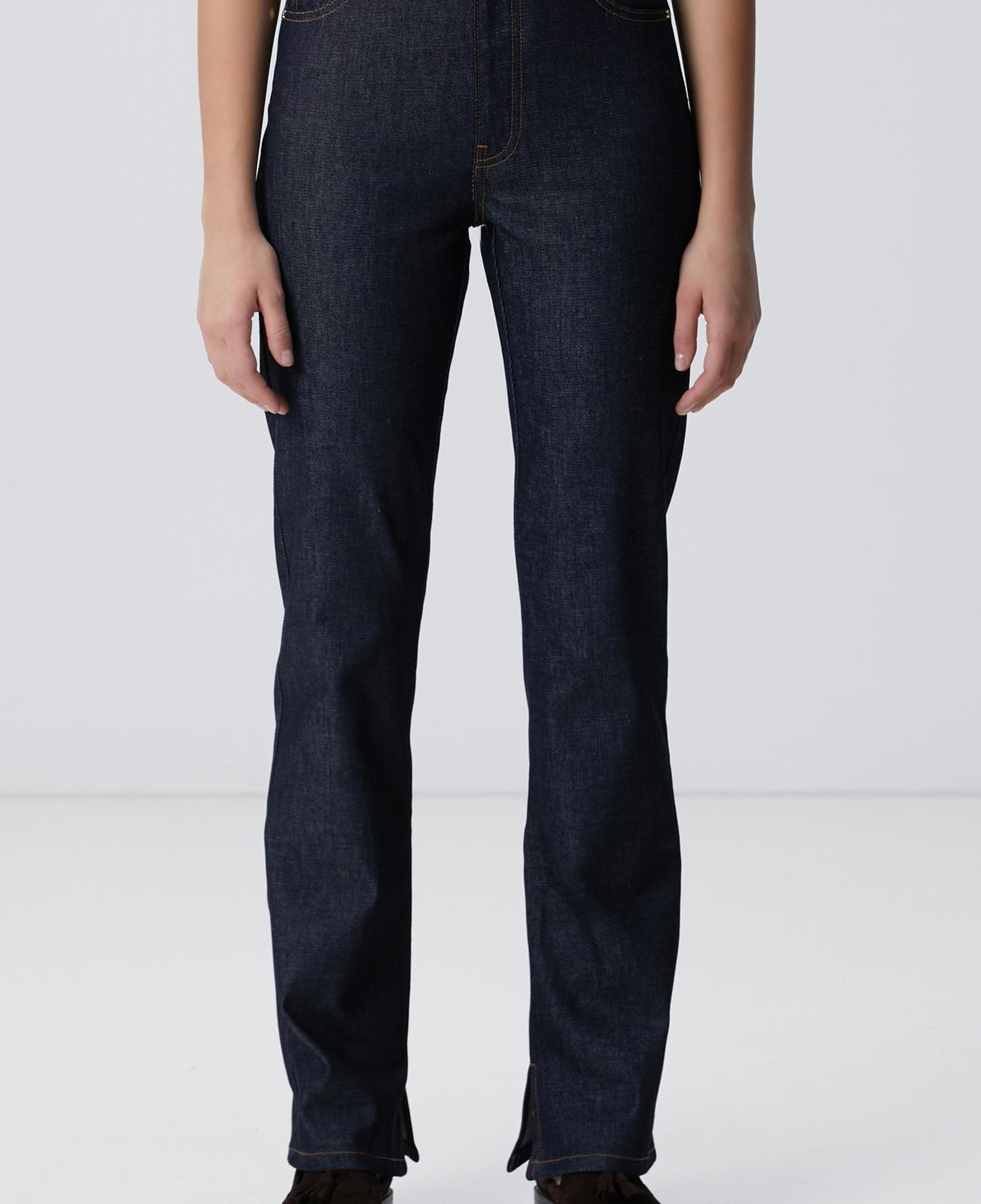 Network Kadın Lacivert Bootcut Denim Pantolon