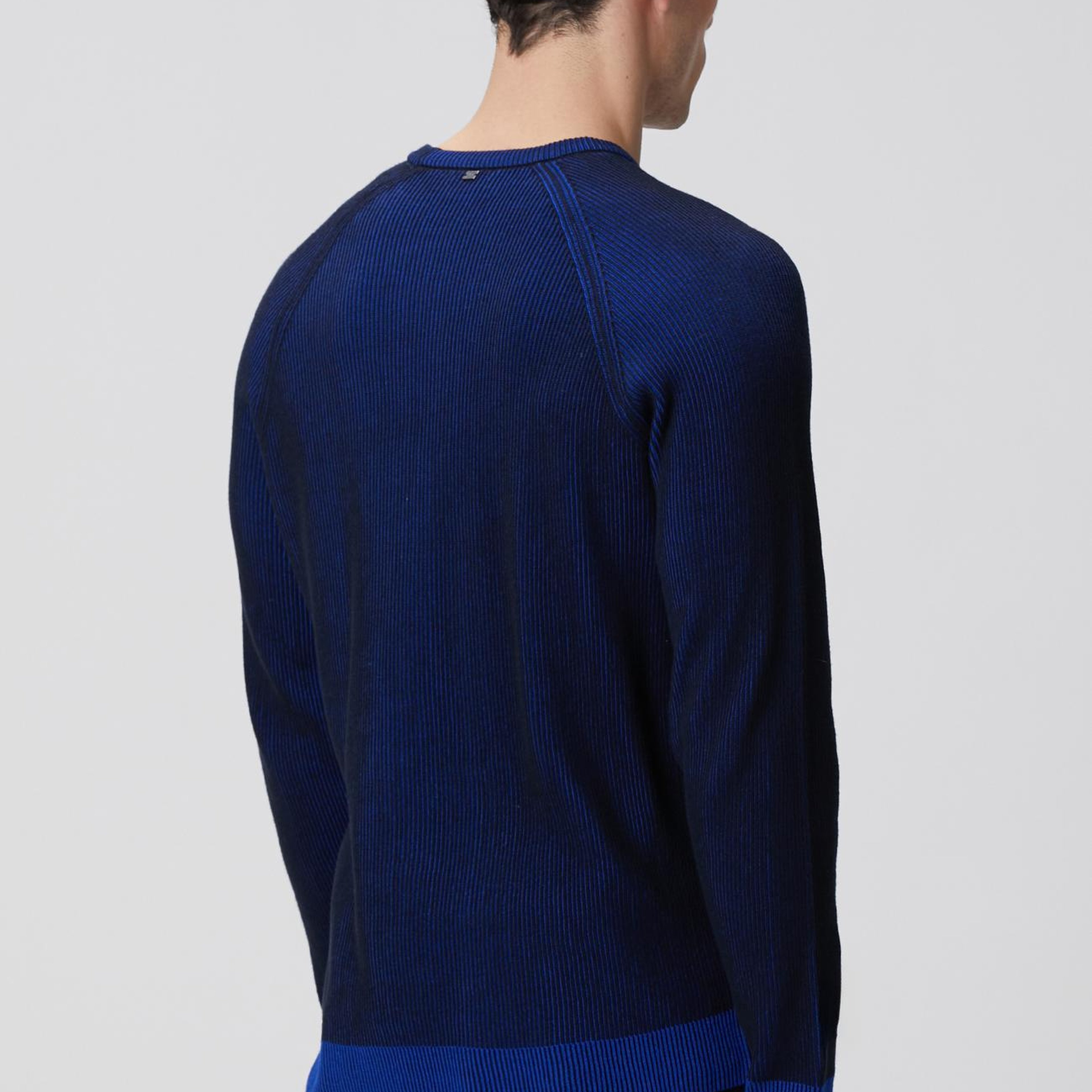 Network Erkek Lacivert Fitilli Kazak