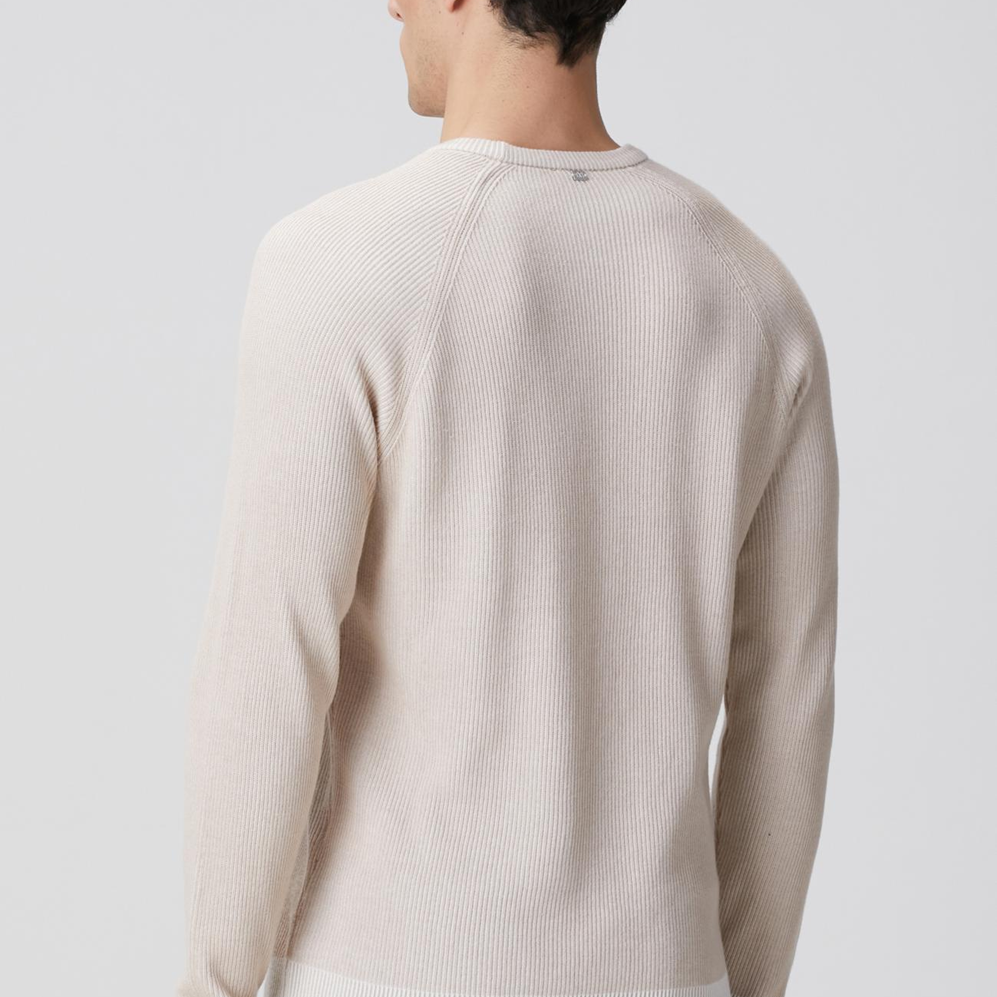 Network Erkek Bej Fitilli Kazak