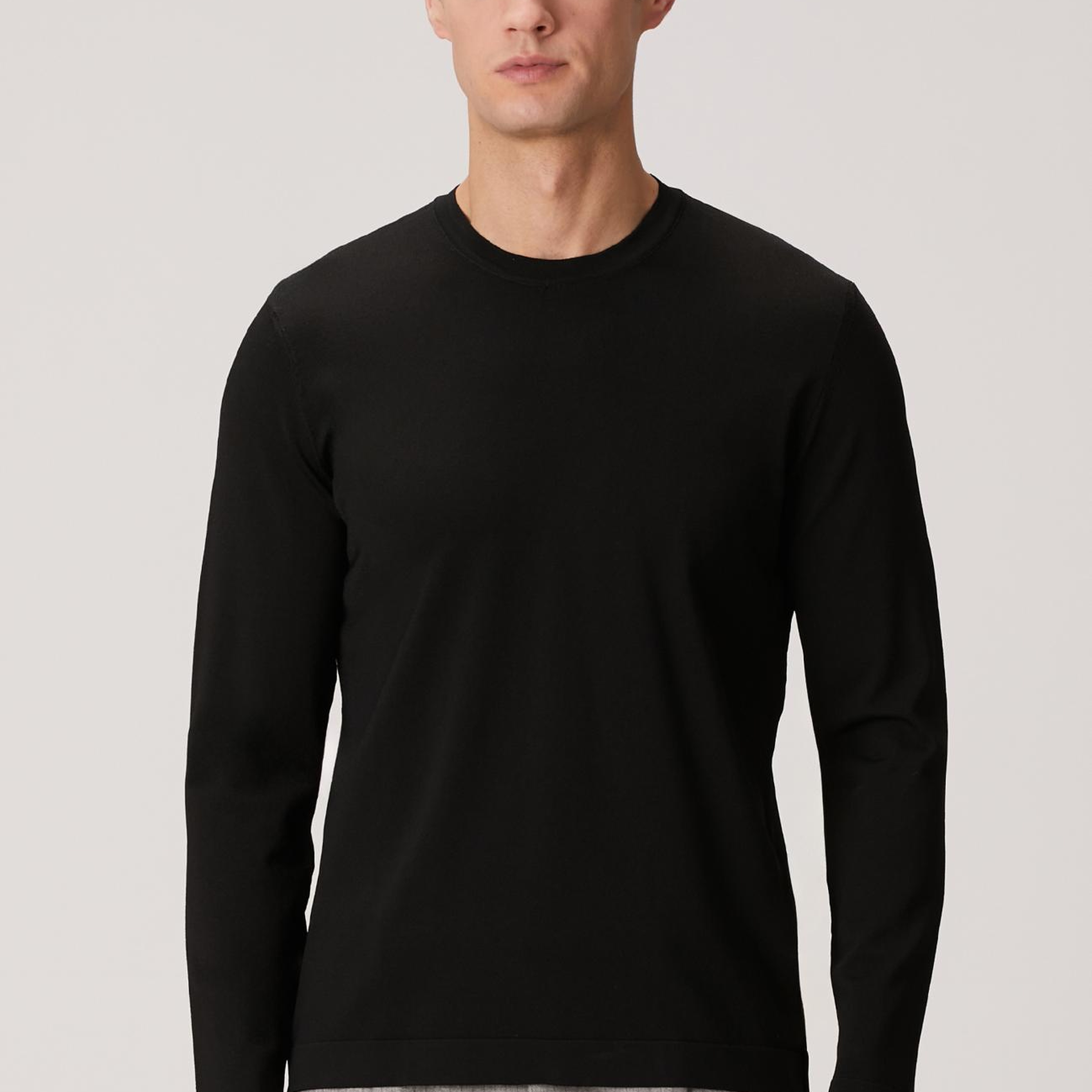 Network Erkek Siyah Rayon Kazak