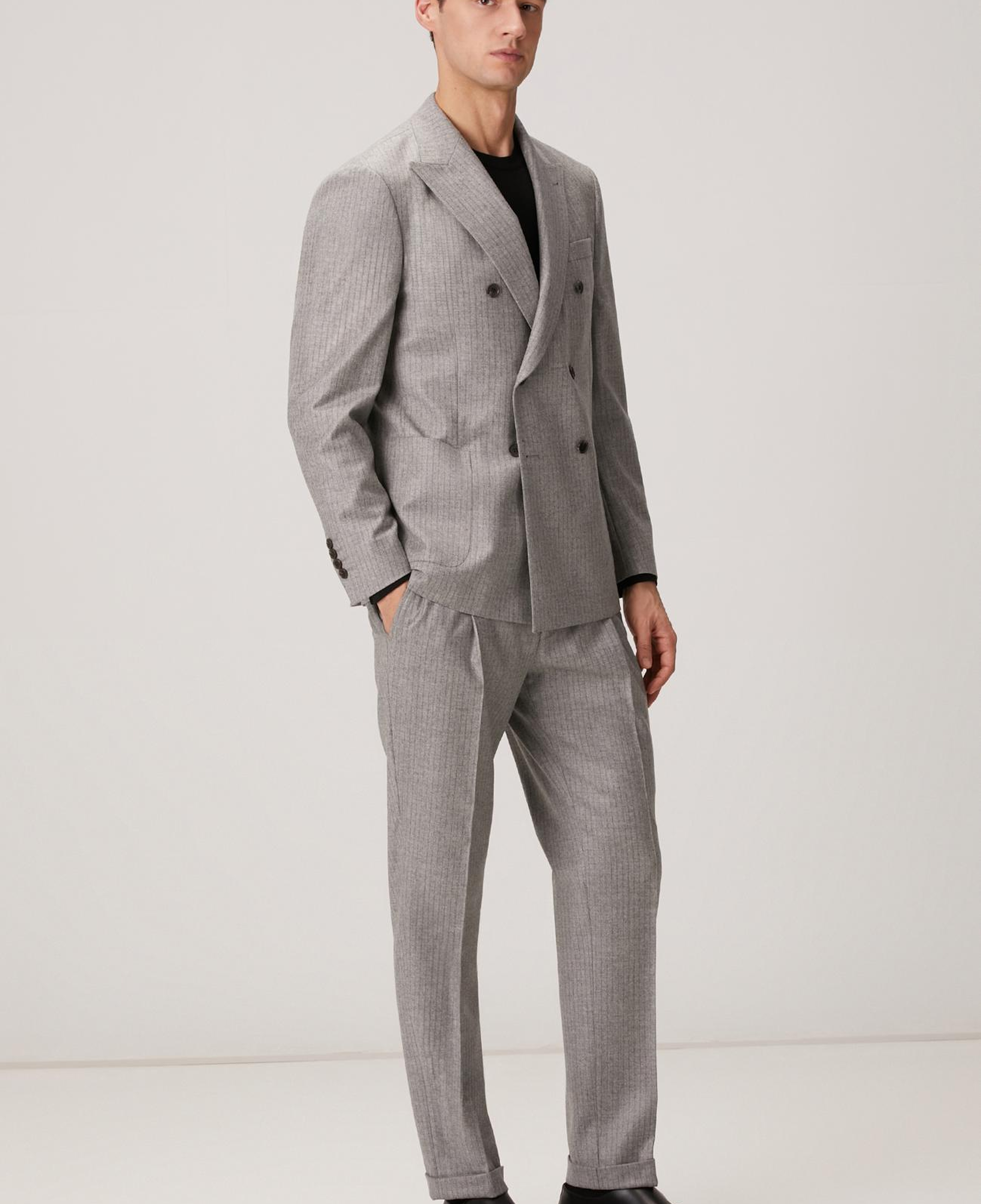 Network Erkek Siyah Rayon Kazak