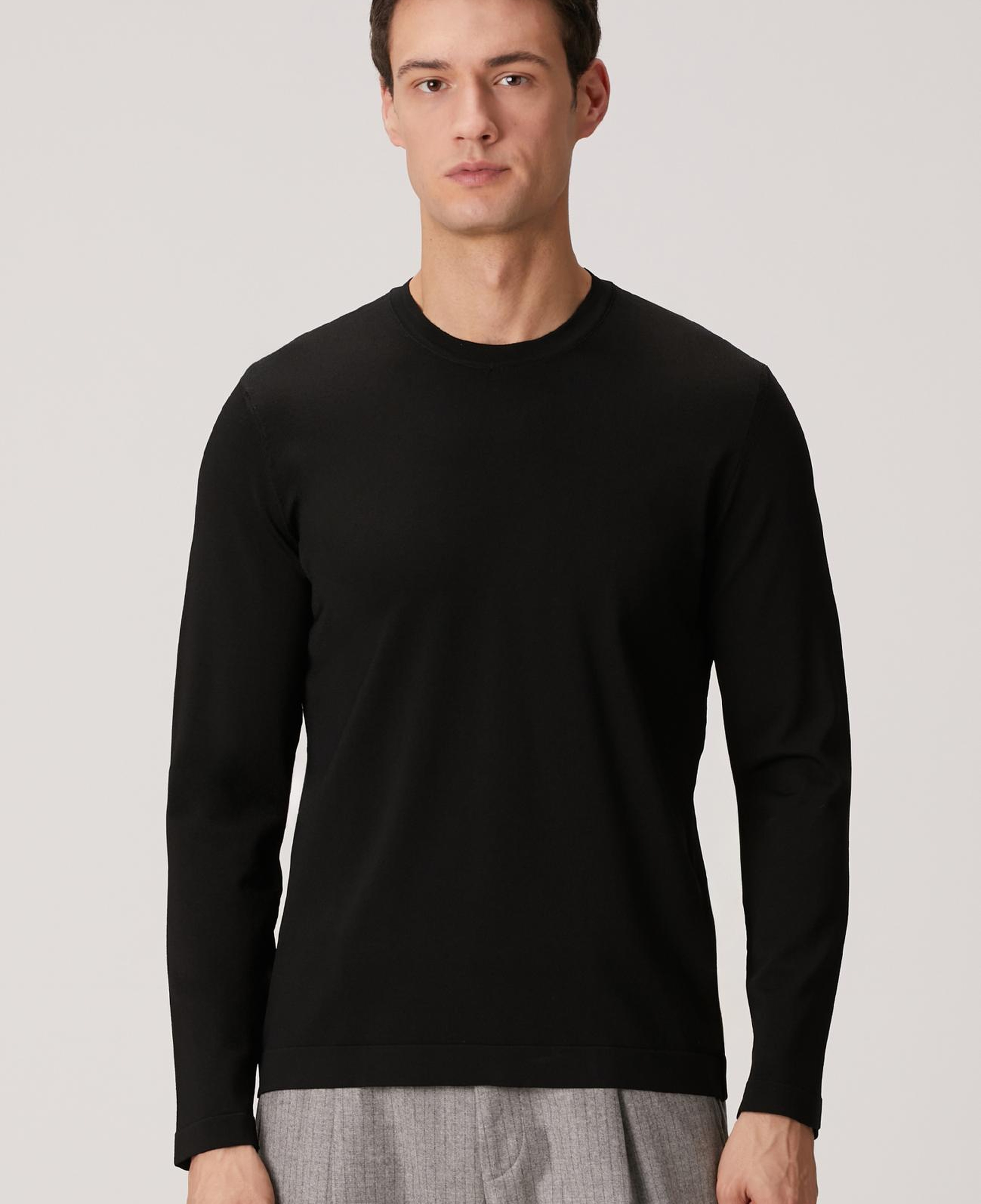 Network Erkek Siyah Rayon Kazak