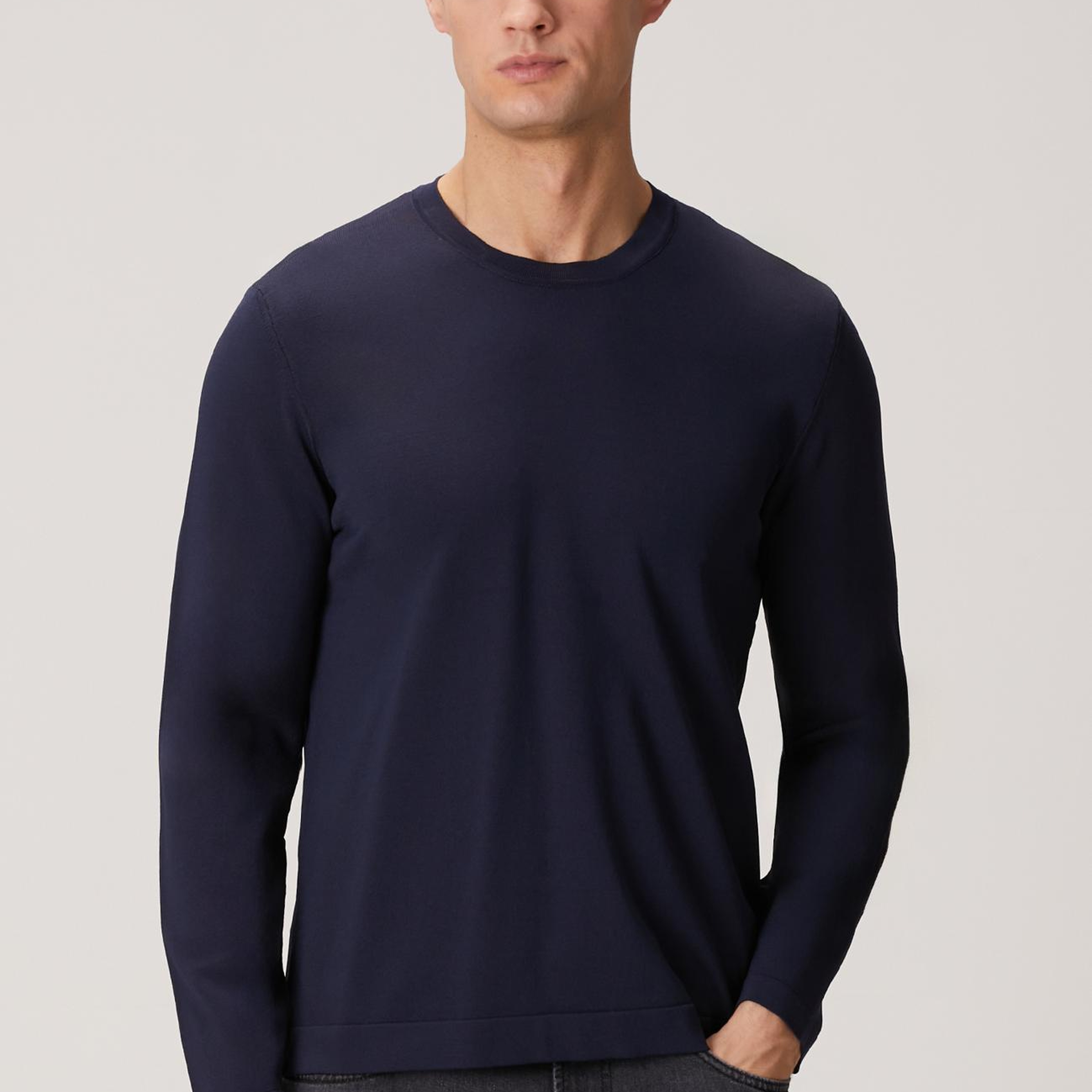 Network Erkek Lacivert Rayon Kazak