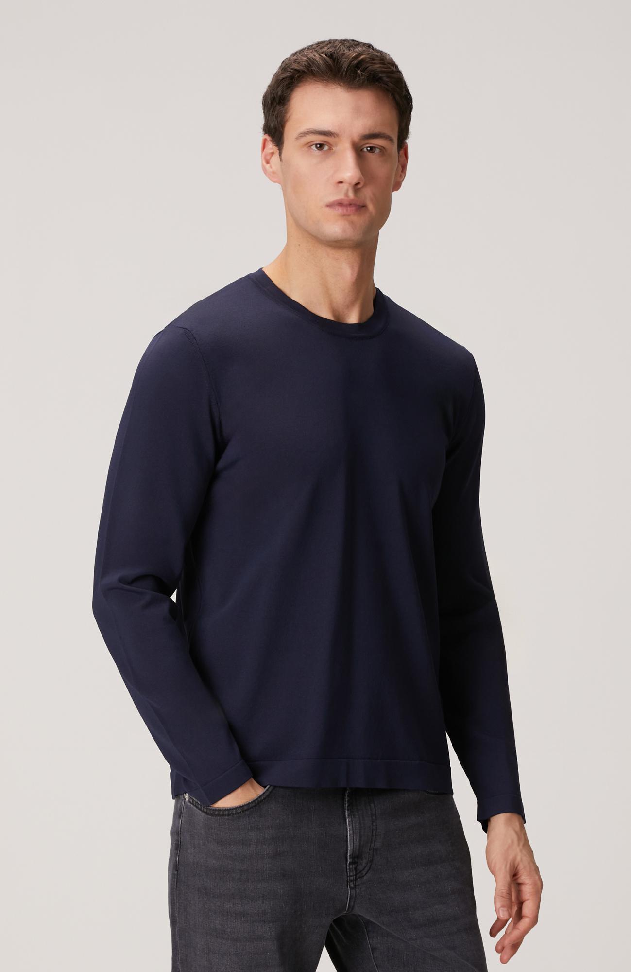 Network Erkek Lacivert Rayon Kazak