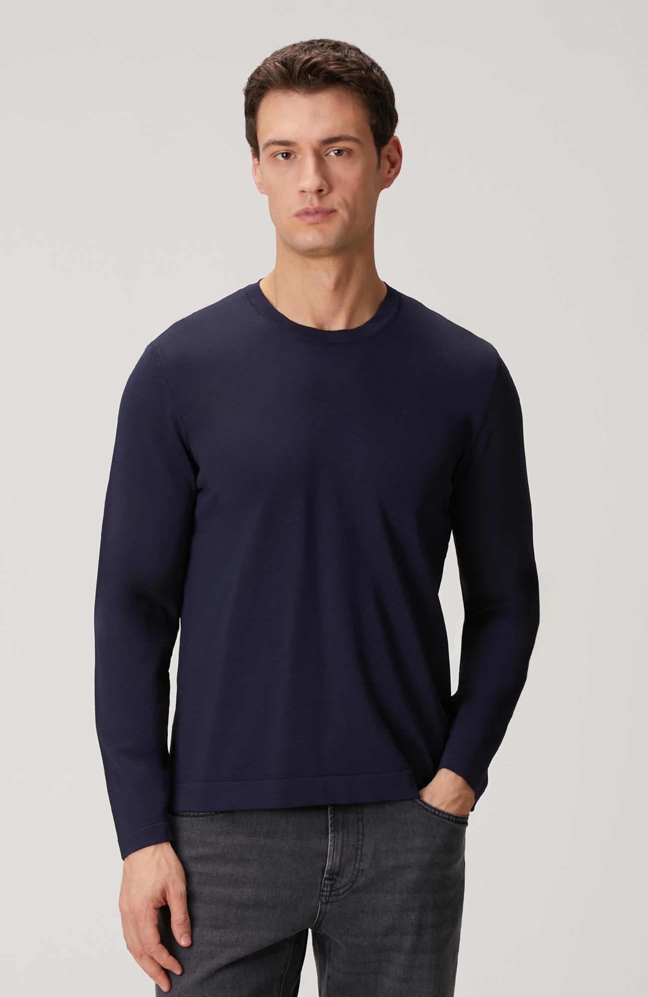 Network Erkek Lacivert Rayon Kazak