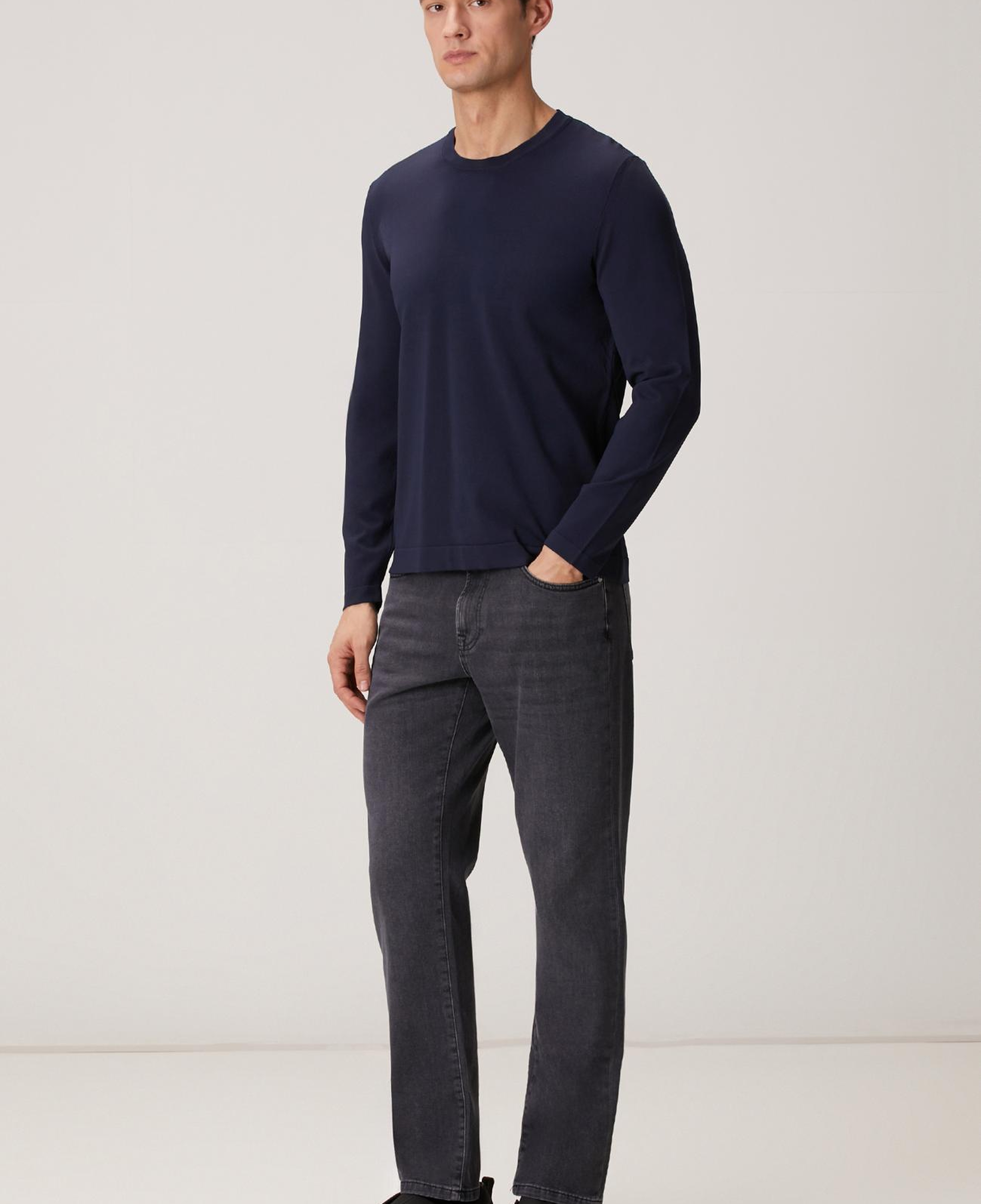 Network Erkek Lacivert Rayon Kazak