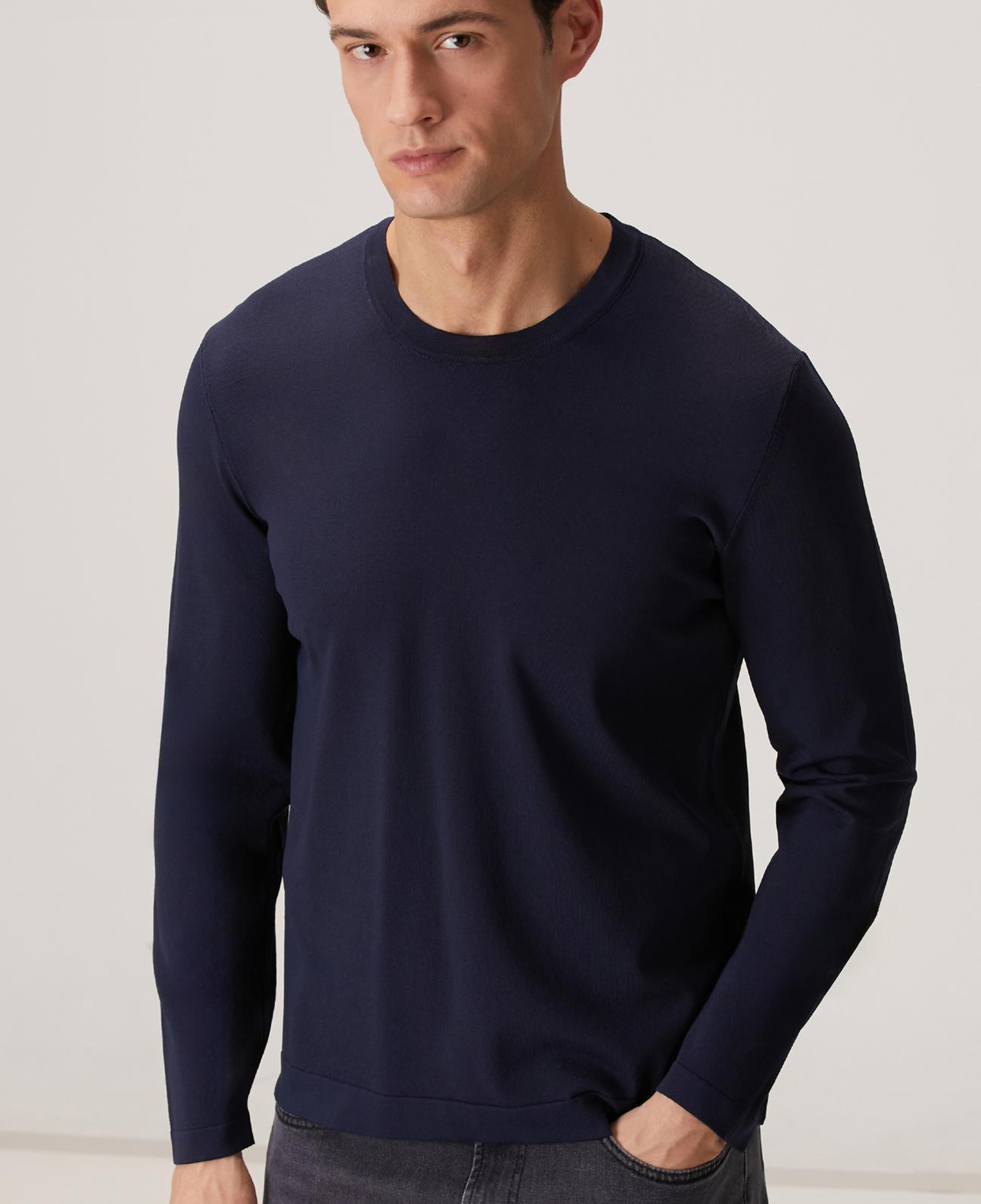 Network Erkek Lacivert Rayon Kazak