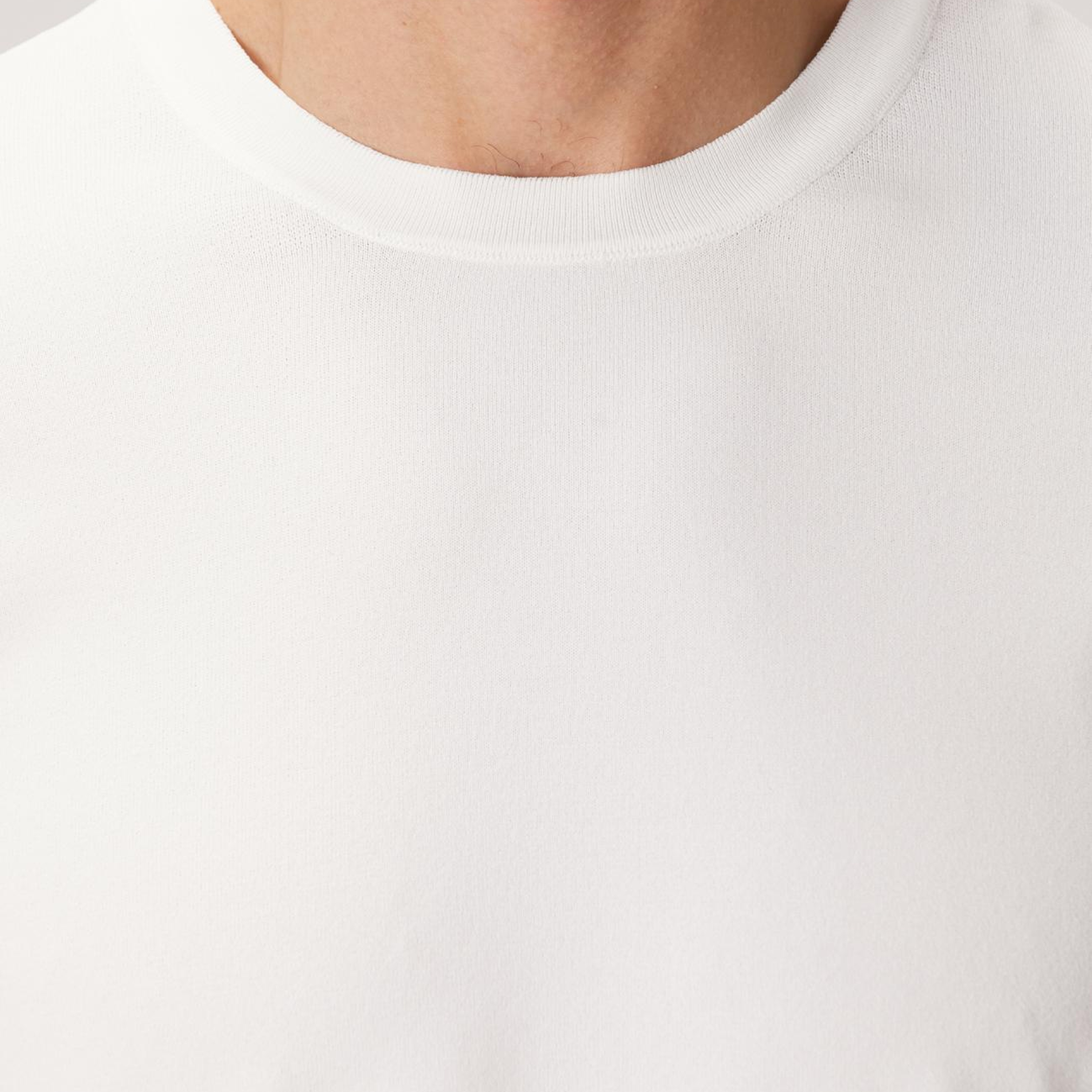 Network Erkek Kırık Beyaz Rayon Kazak